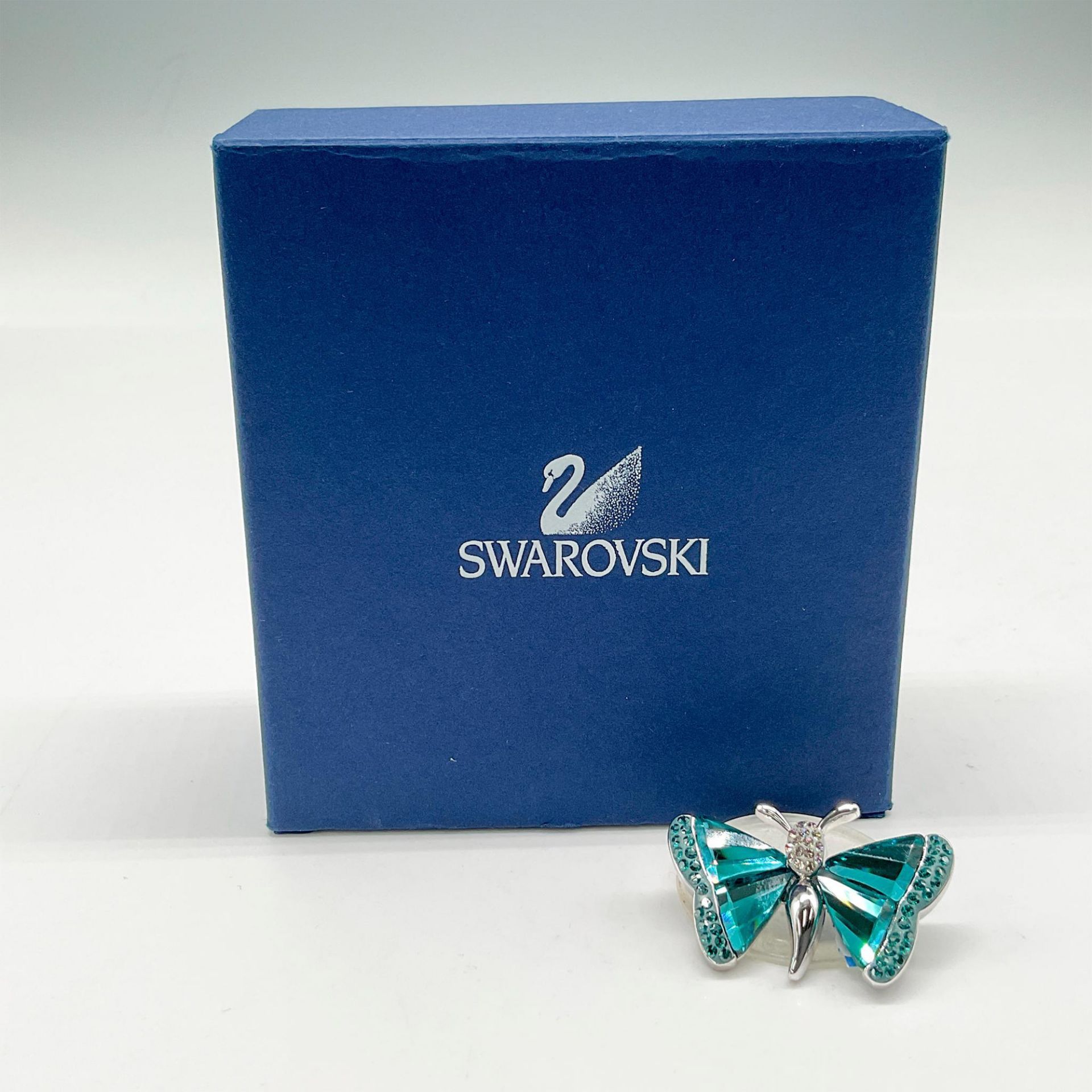 Swarovski Crystal Brooch, Alua Indicolite Butterfly - Image 3 of 3