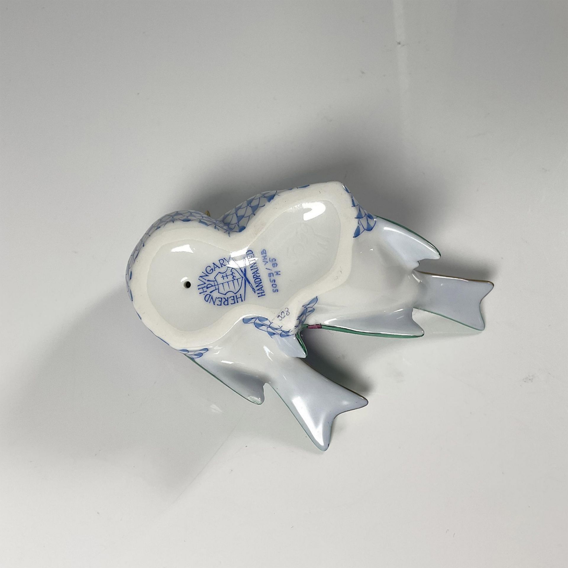 Herend Porcelain Figurine, Lovebirds - Image 3 of 3