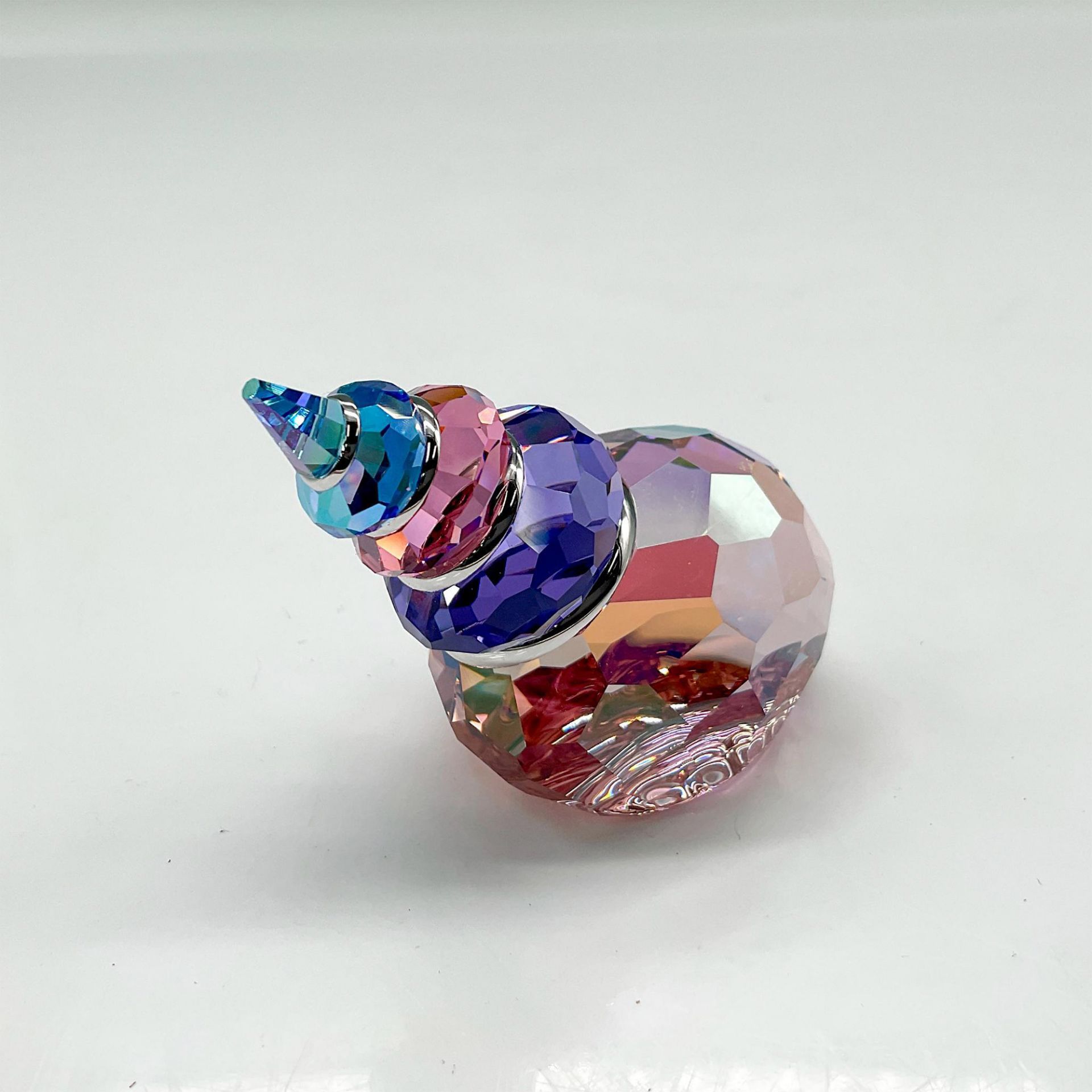 Swarovski Crystal Figurine, Blue Violet Corunna Shell - Image 2 of 4