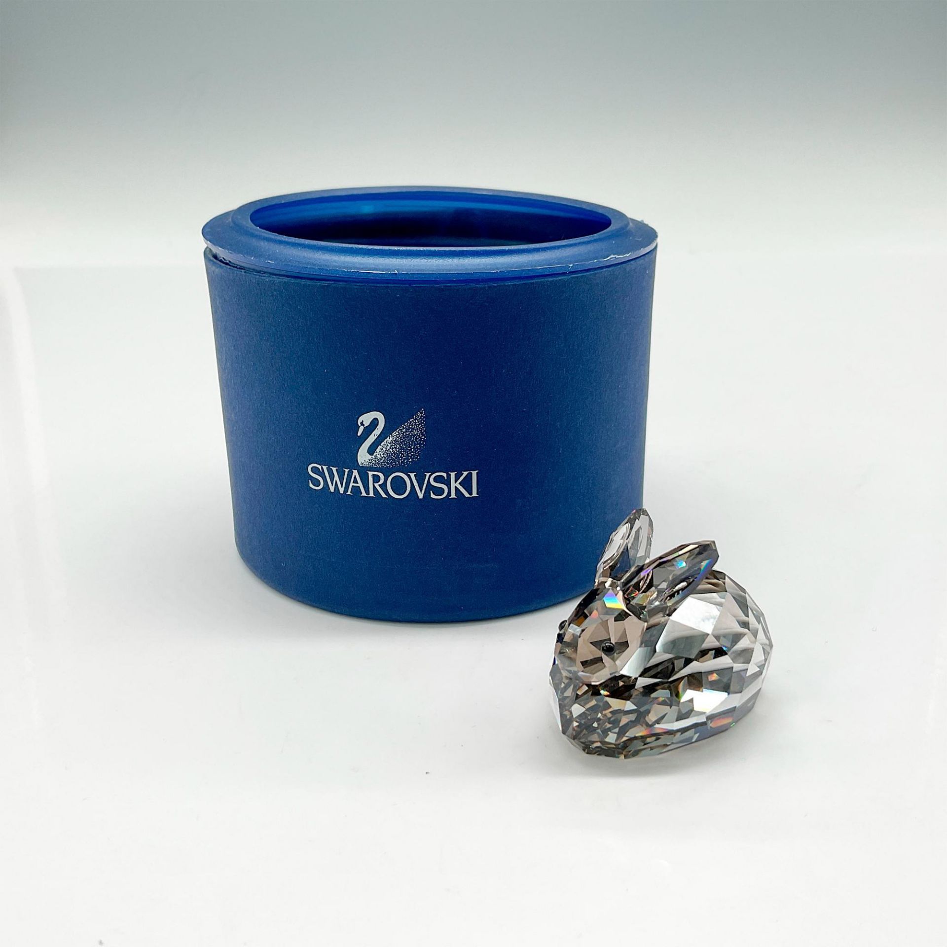 Swarovski Crystal Figurine, Seated Hare Satin Silver - Image 4 of 4