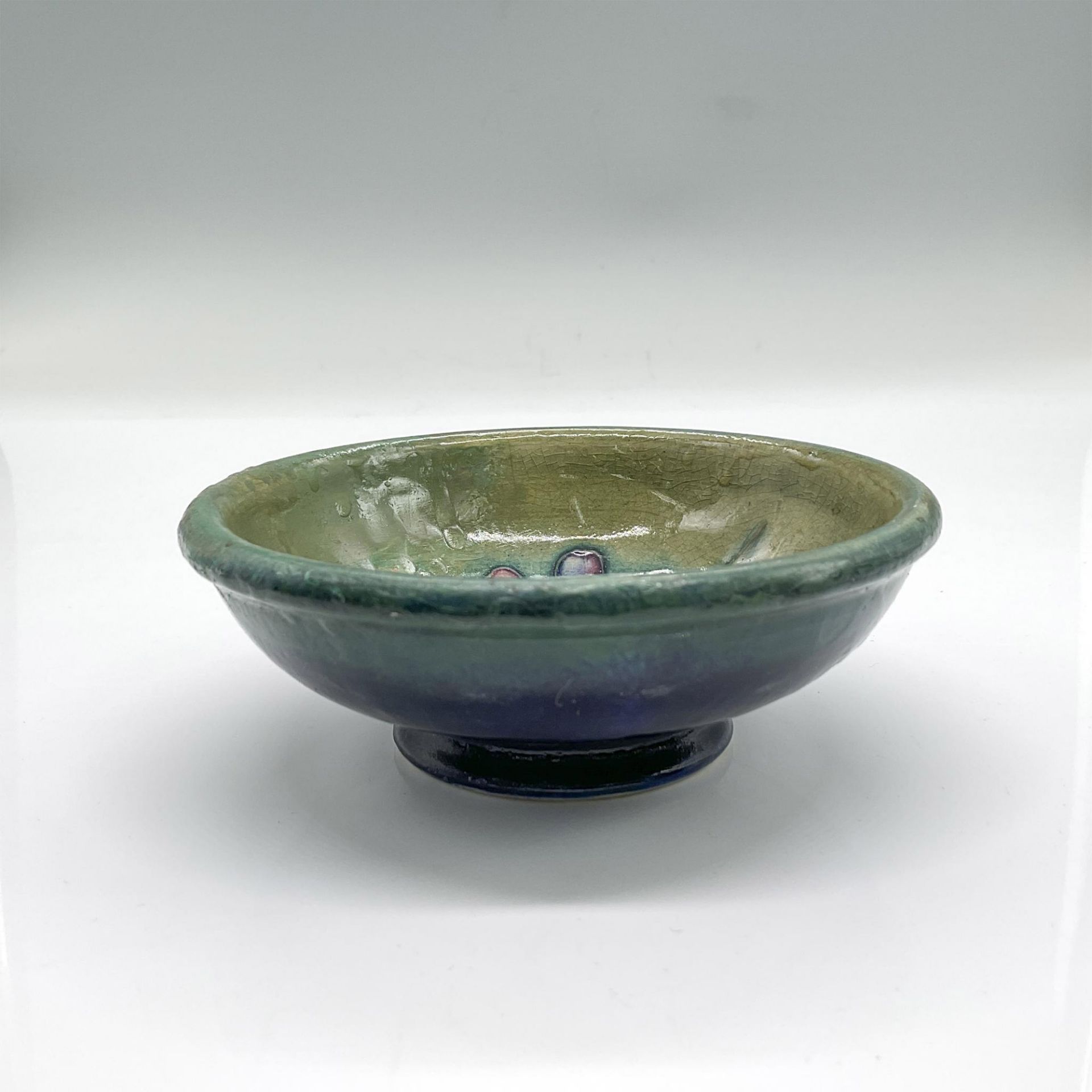 William Moorcroft Footed Bowl, Flowers - Bild 2 aus 4