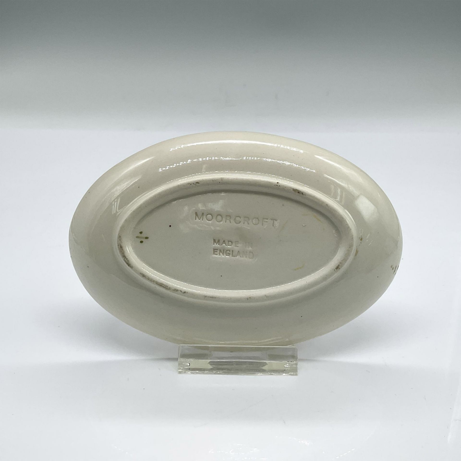 Moorcroft Pottery Small Oval Dish, Pink Magnolia Flower - Bild 2 aus 2