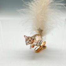 Swarovski Crystal Ornament, Winter Squirrel