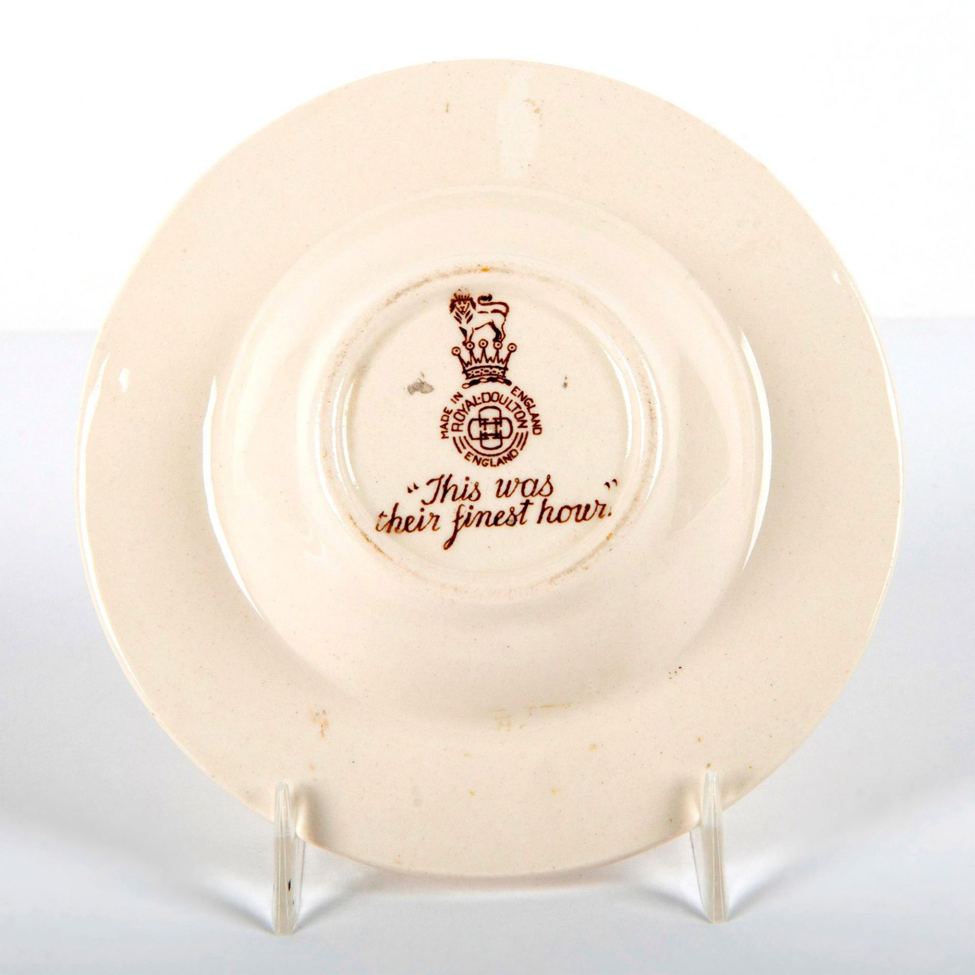 Royal Doulton Winston Churchill WWII Ashtray - Image 3 of 3