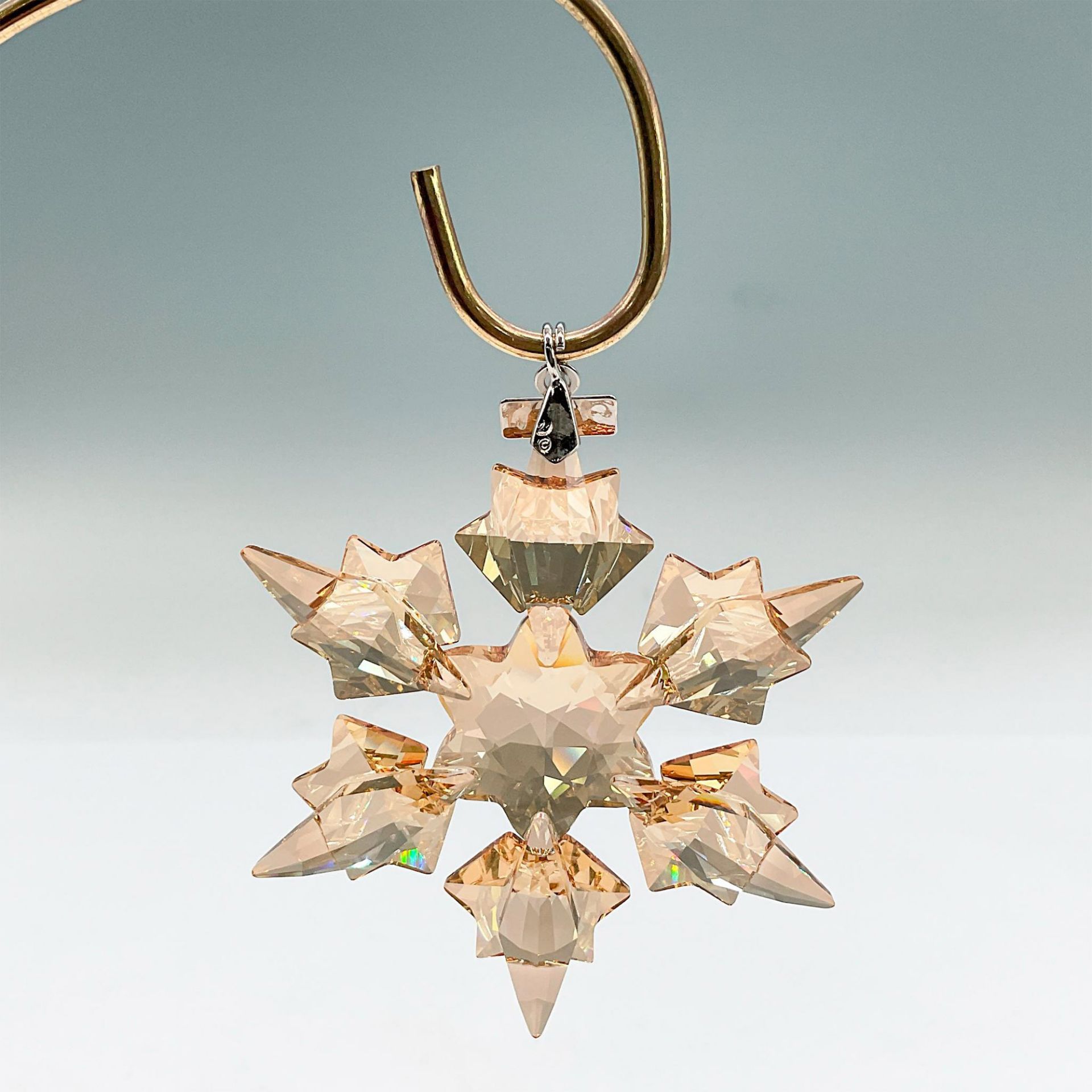 Swarovski Crystal SCS Gold Christmas Ornament 2010 - Image 2 of 3