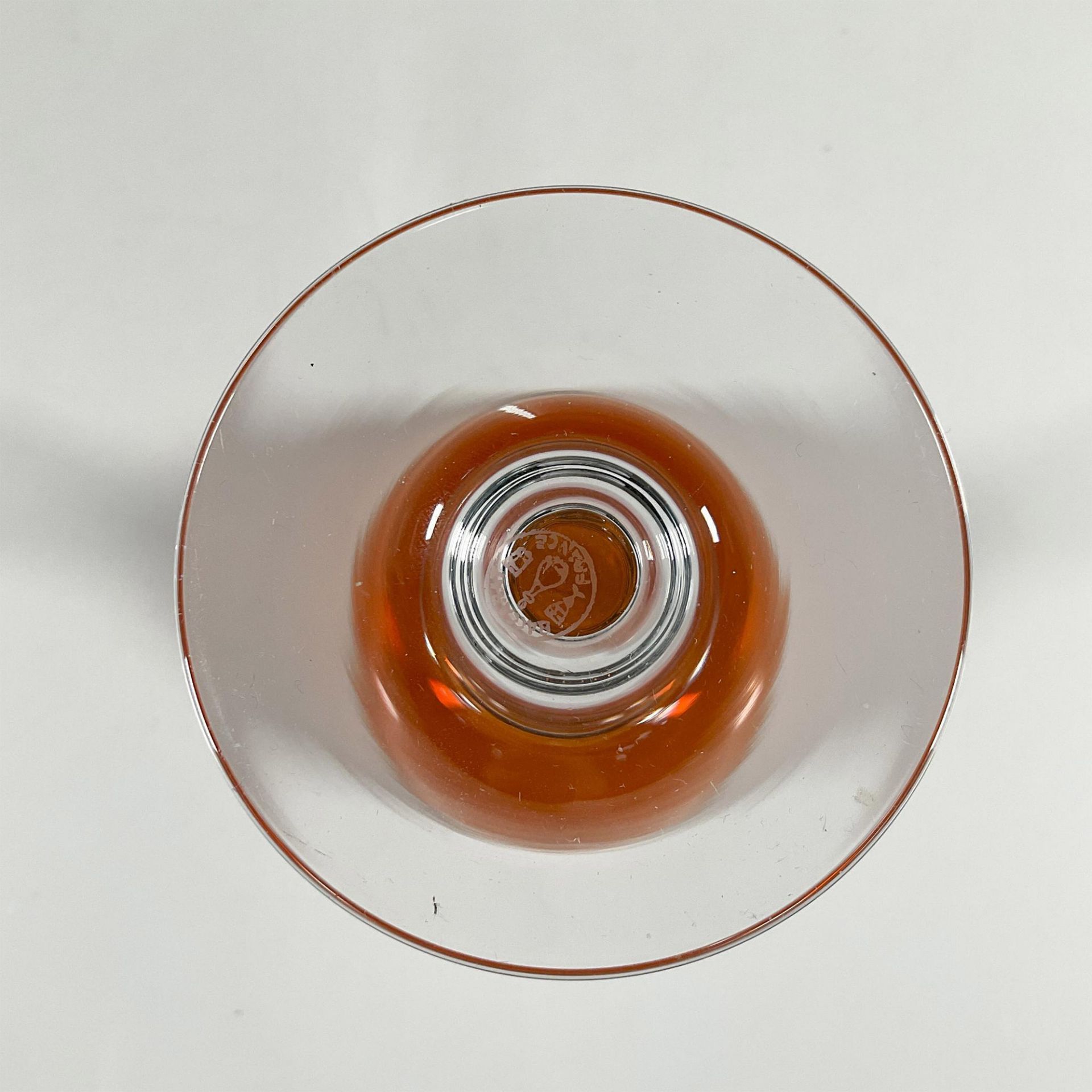 10pc Baccarat Rhine Wine Glasses, Amber - Image 5 of 5