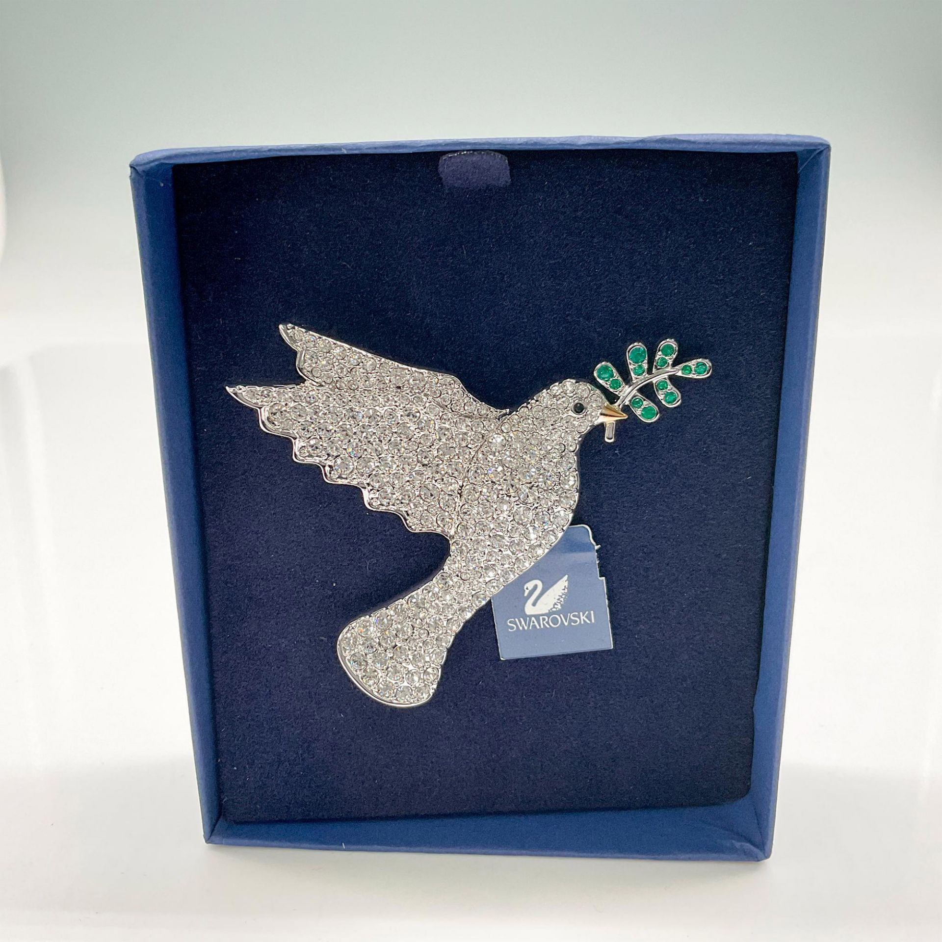 Swarovski Crystal Peace Dove Brooch