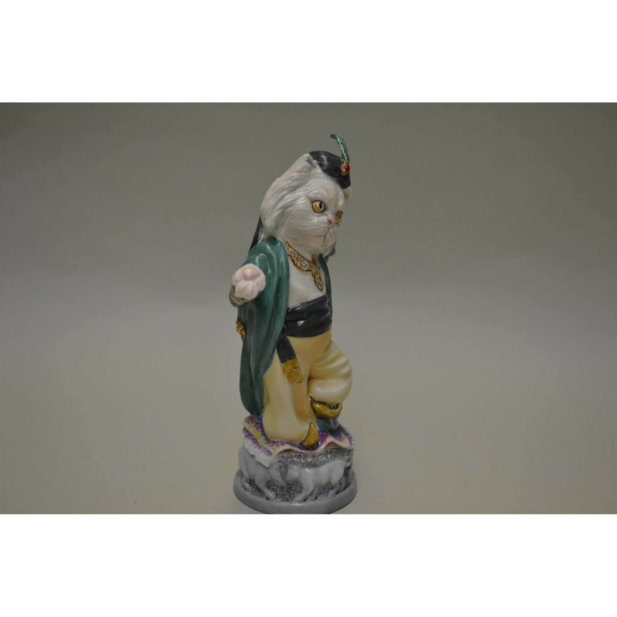 Bronte Porcelain Persian Cat Candle Extinguisher - Image 5 of 5