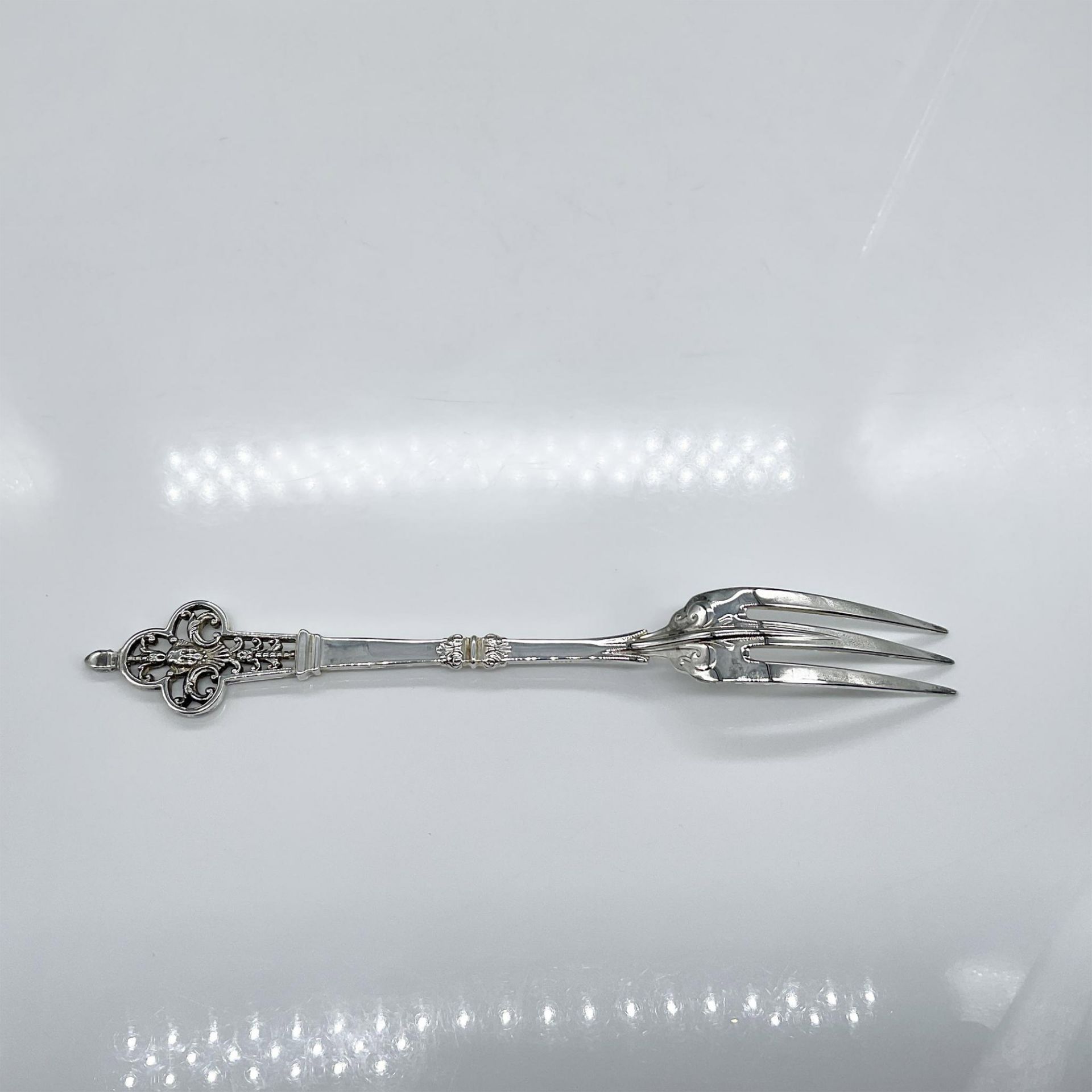 Christofle Sterling Silver Large Fork, Renaissance - Image 4 of 4