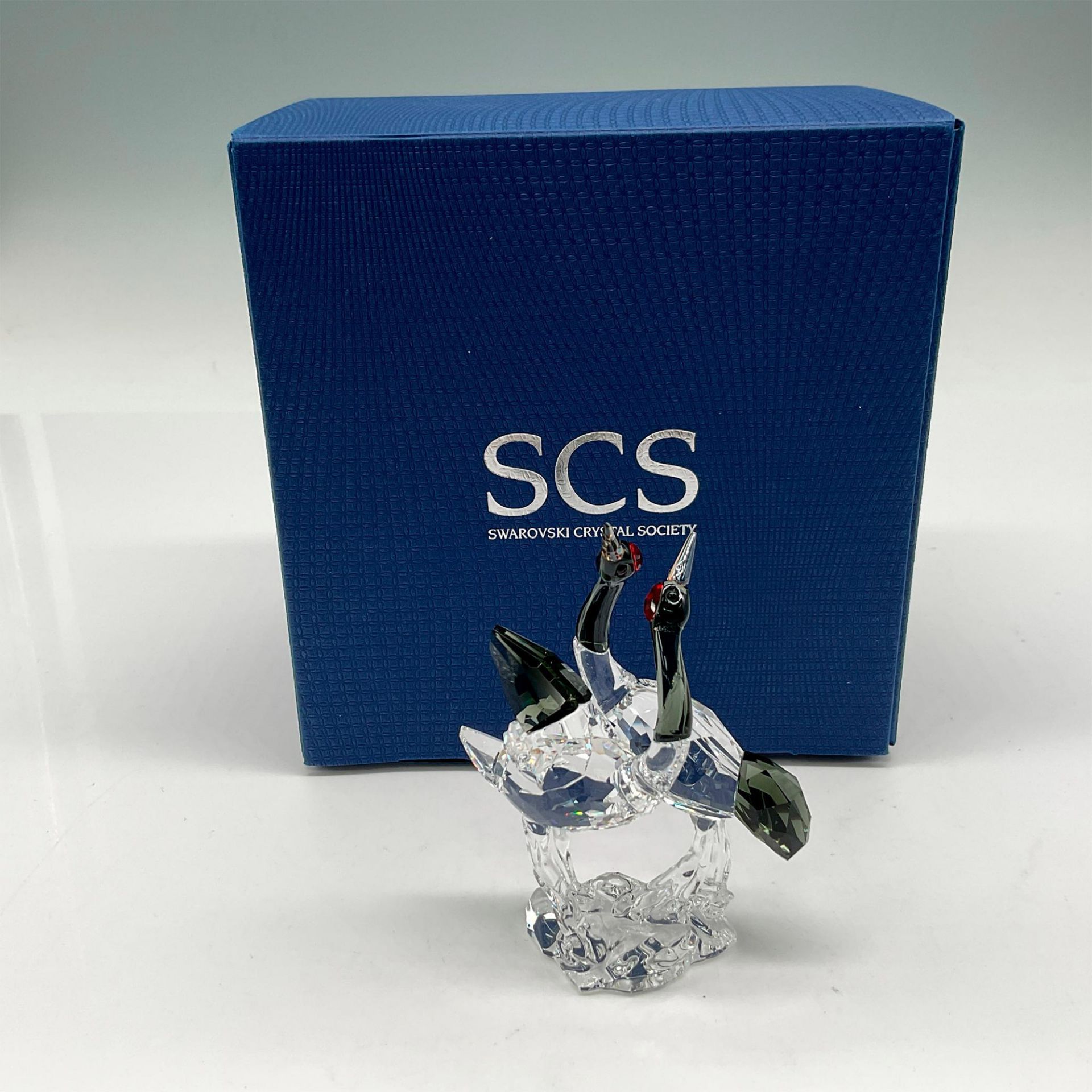 Swarovski Crystal Figurine, Red Crowned Cranes - Image 4 of 4