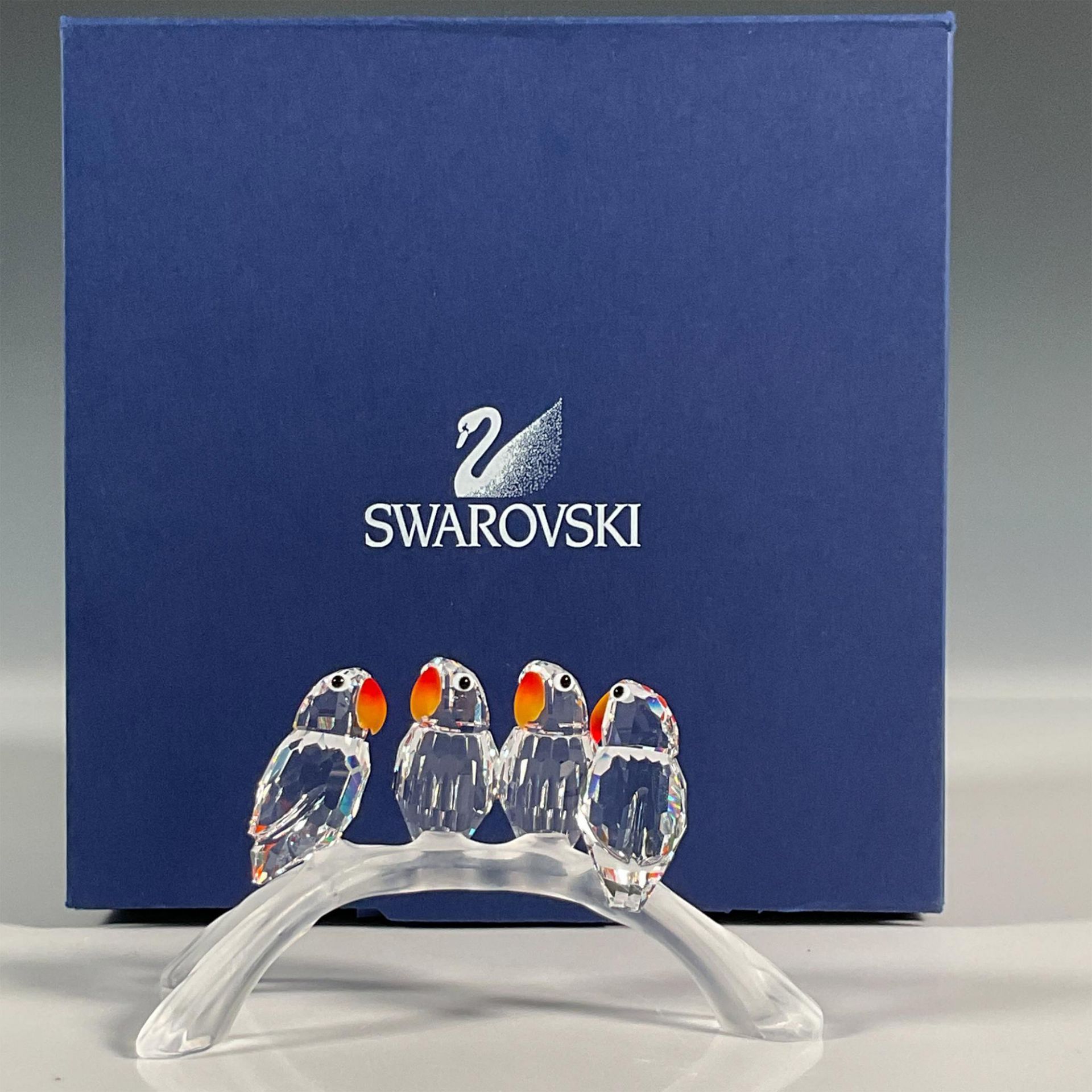 Swarovski Crystal Figurine, Baby Lovebirds - Bild 2 aus 4