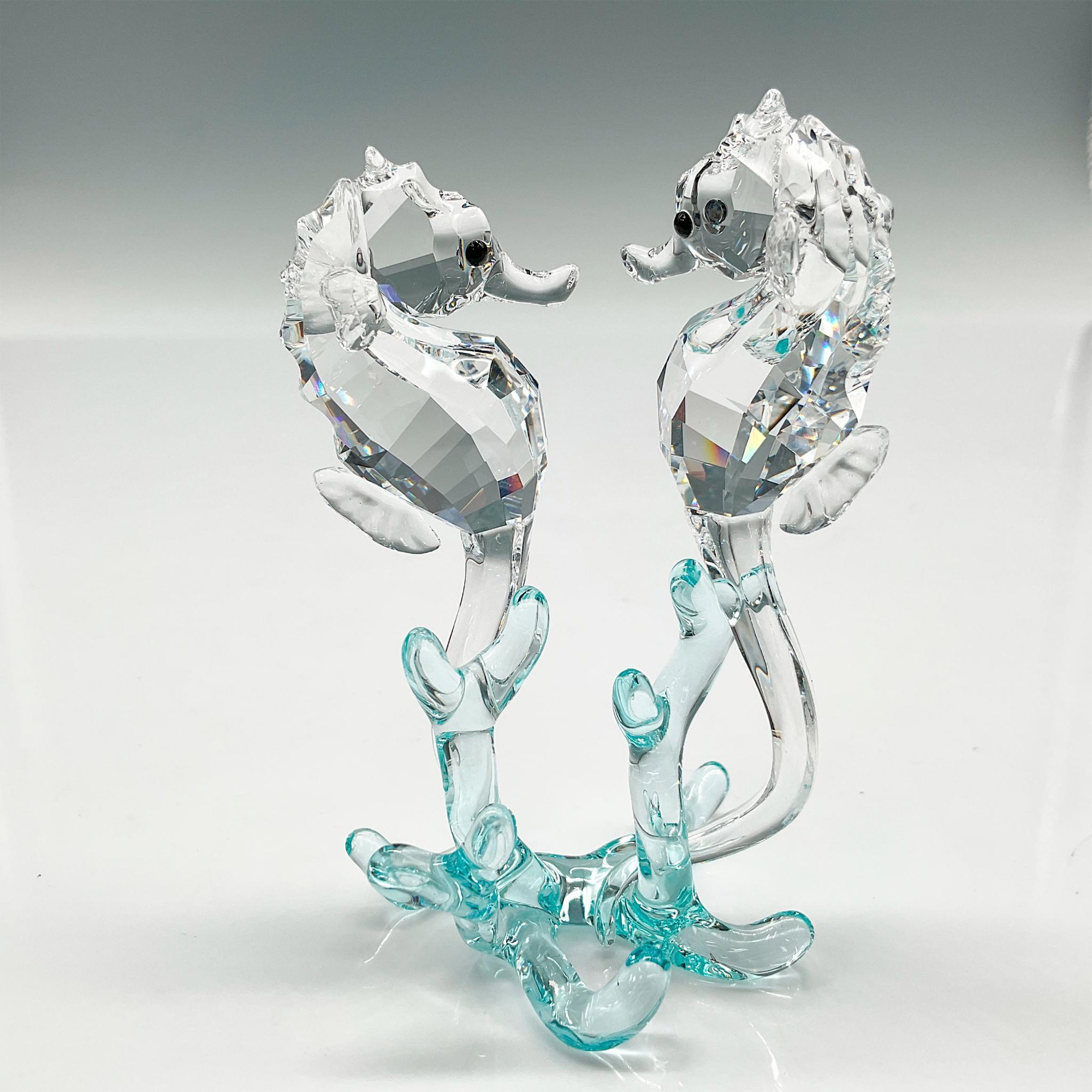 Swarovski Crystal Figurine, Seahorses - Image 2 of 4