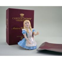 Dept 56 Alice Of Alice In Wonderland Porcelain Candle Snuffer