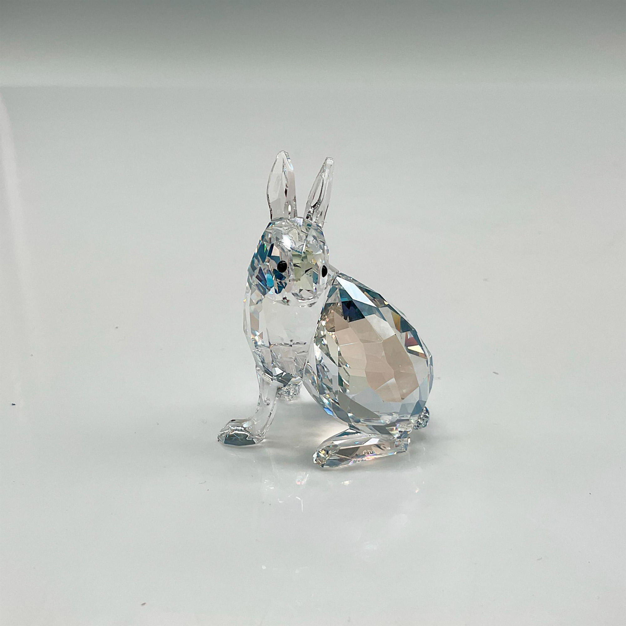 Swarovski Crystal Figurine, Artic Hare, Signed