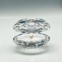 Swarovski Crystal Figurine, Clam with Pearl