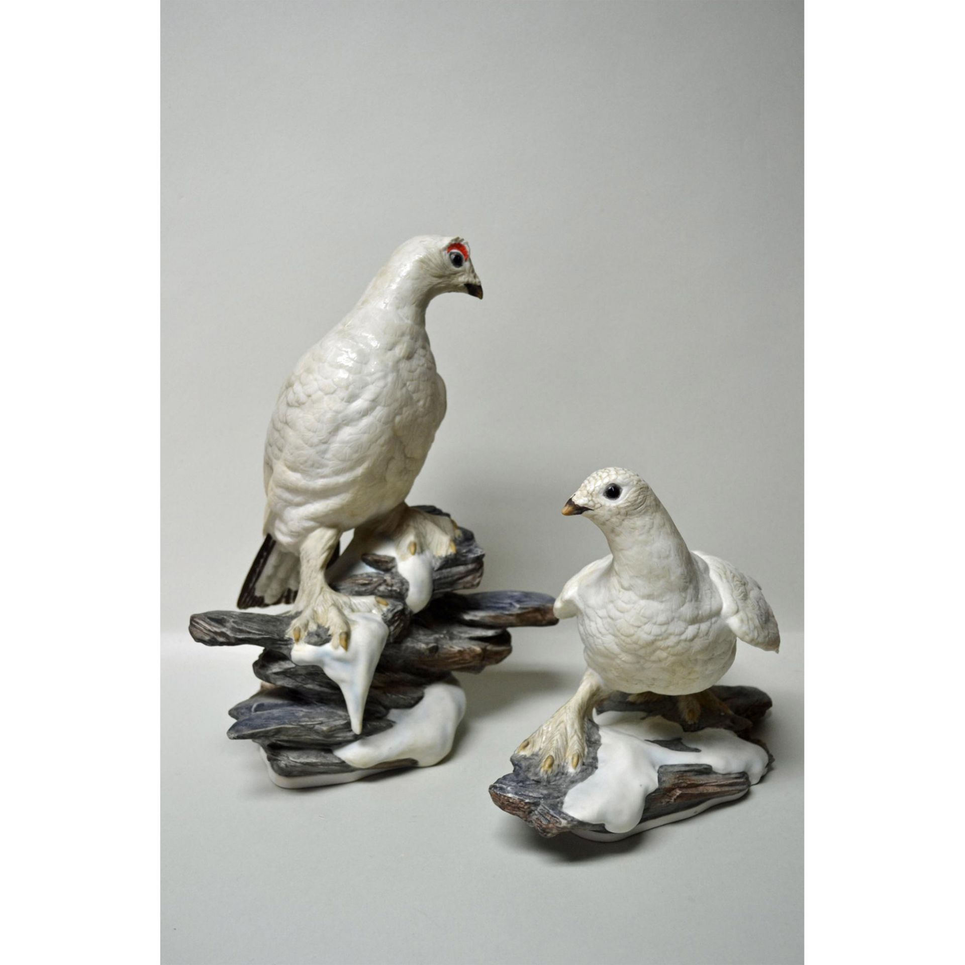 Boehm Porcelain Ptarmigans, Pair