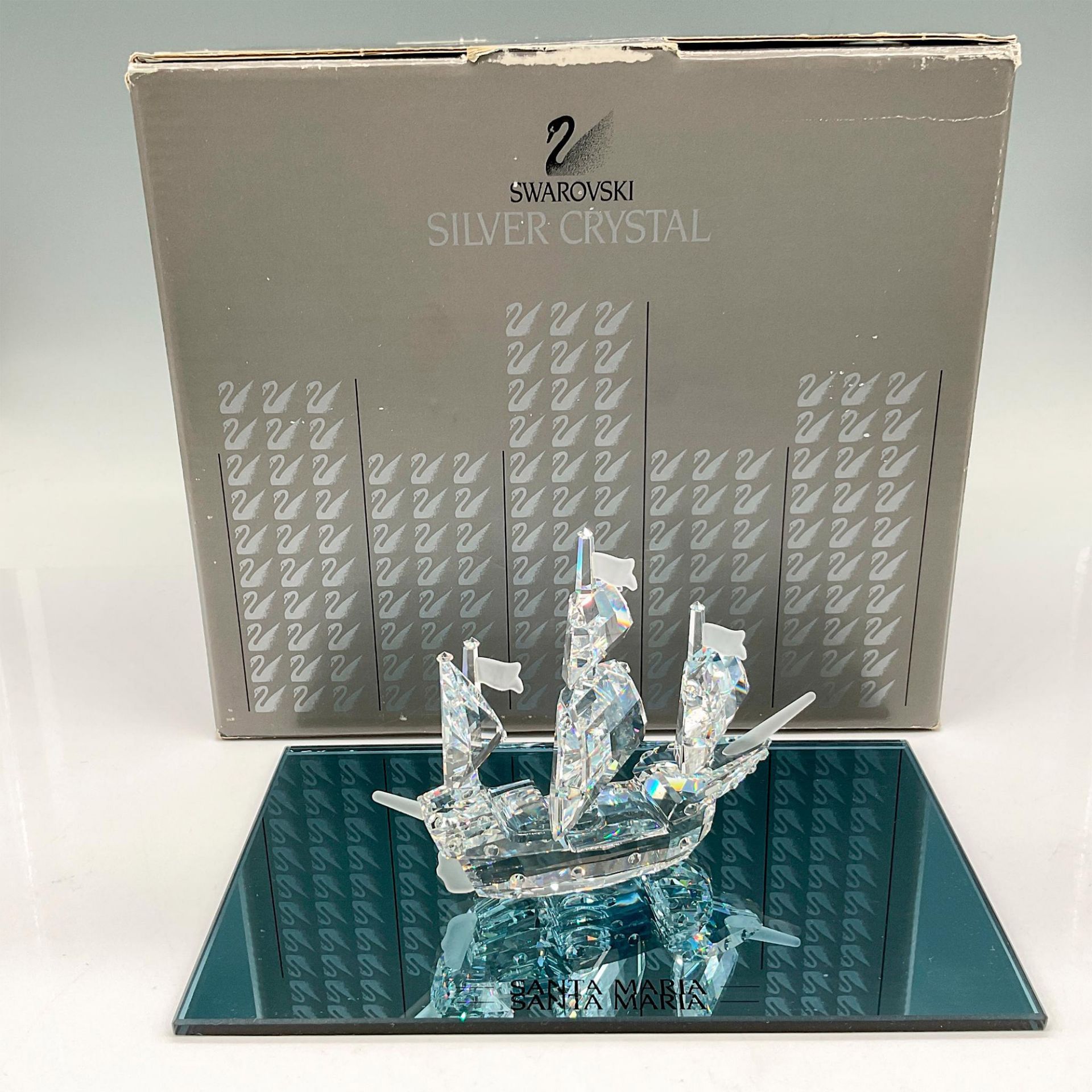 Swarovski Silver Crystal Figurine, Santa Maria - Image 4 of 4