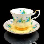 2pc Royal Albert Cup and Saucer, Forget Me Not