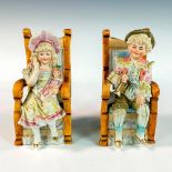 2pc European Porcelain Figurines, Girl and Boy