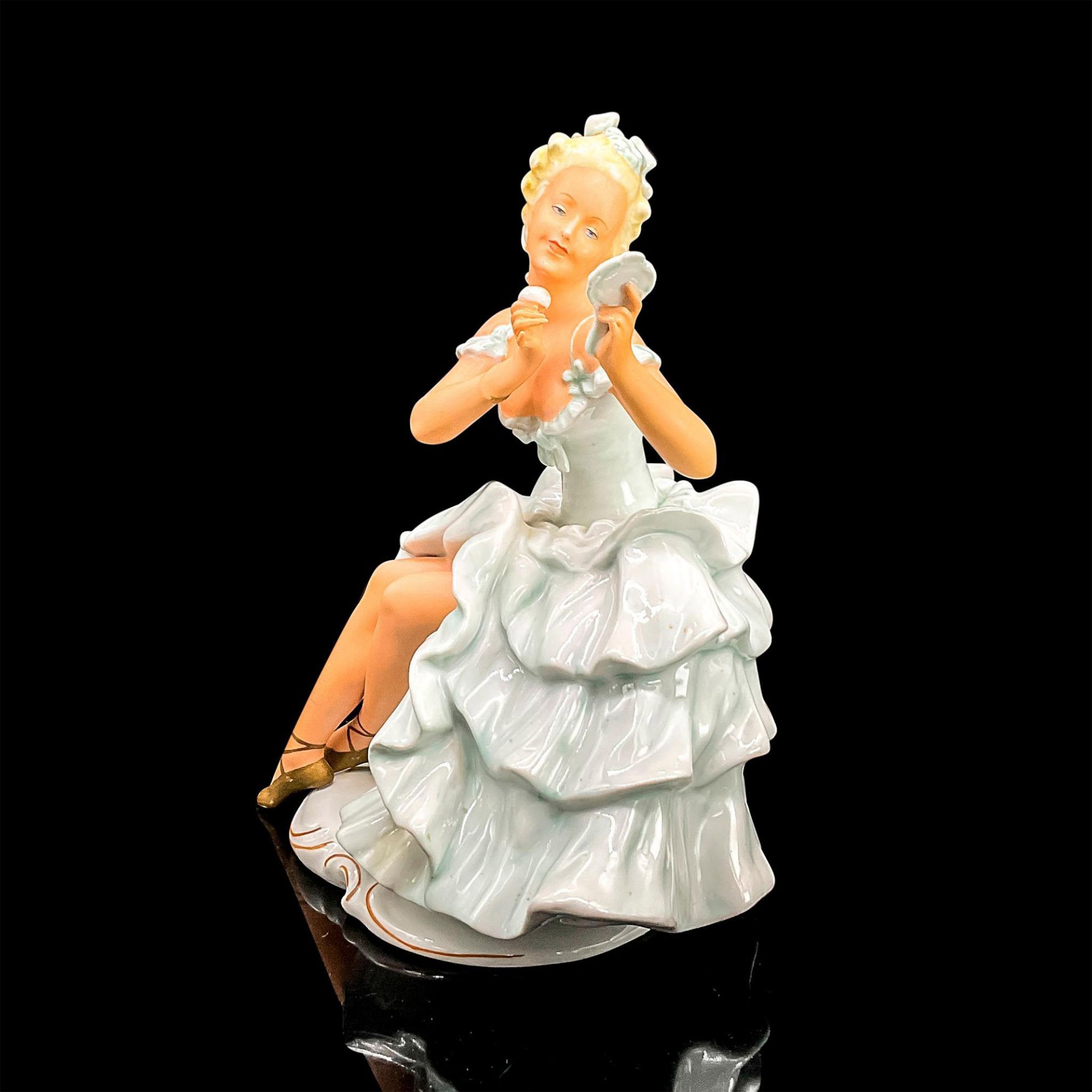 Vintage Schaubach Kunst Figurine, Seated Ballerina 1396 - Image 2 of 4