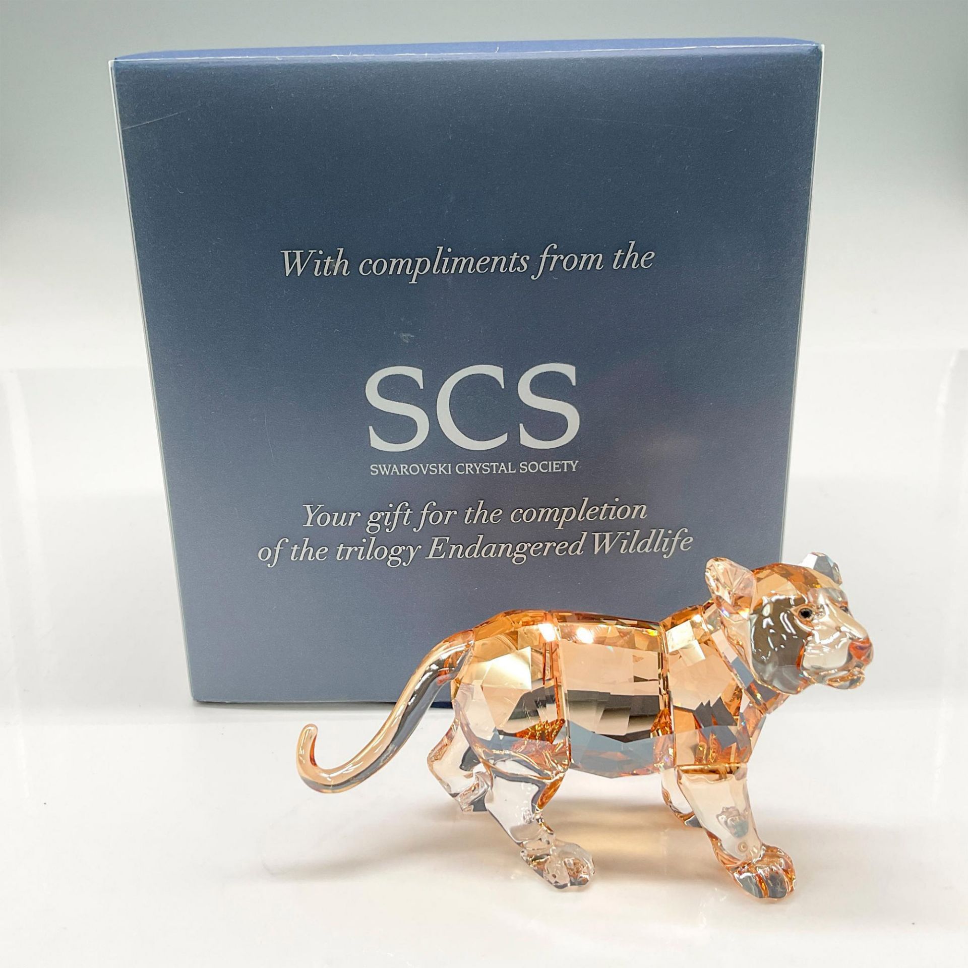 Swarovski Crystal Figurine, Standing Tiger Cub - Image 4 of 4