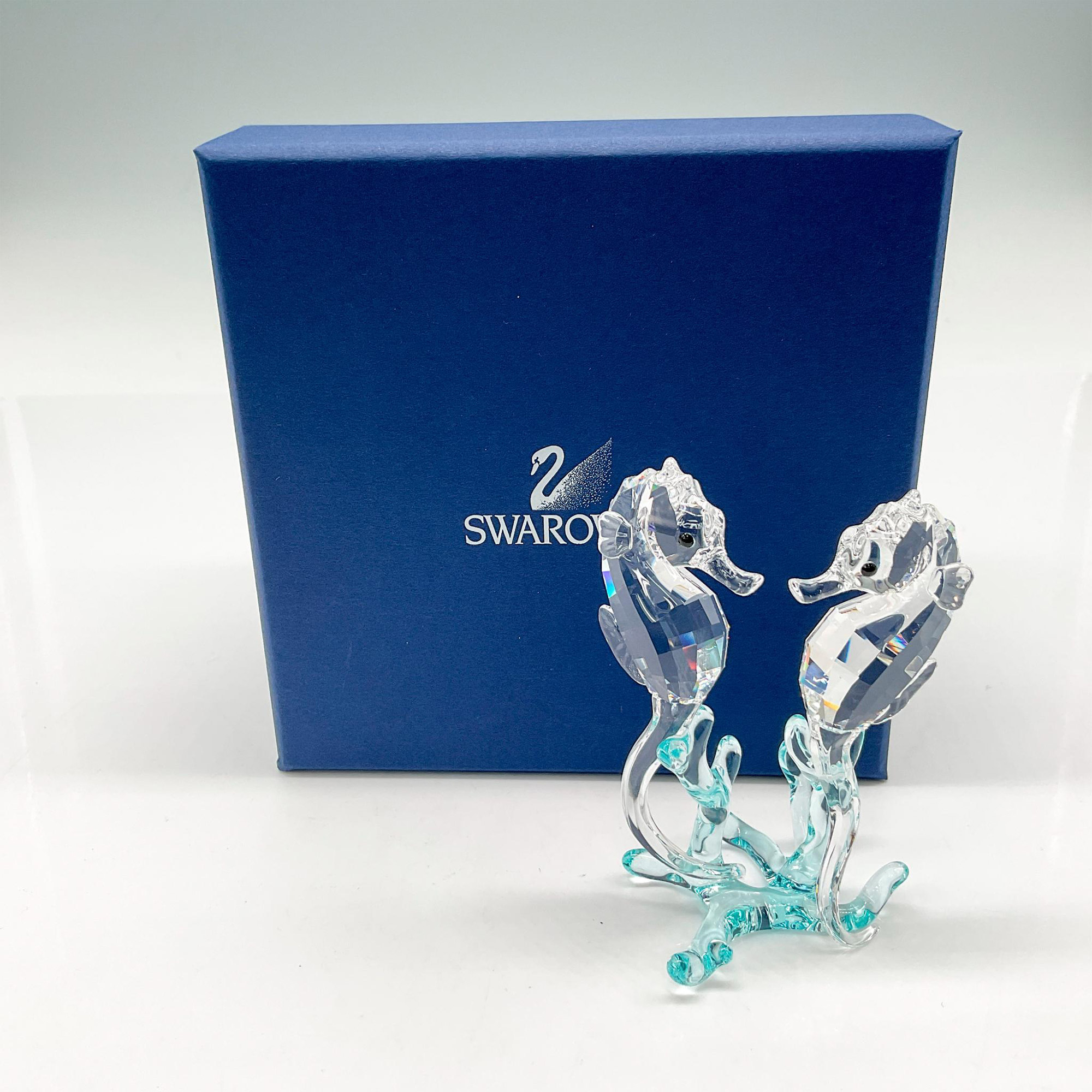 Swarovski Crystal Figurine, Seahorses - Image 4 of 4