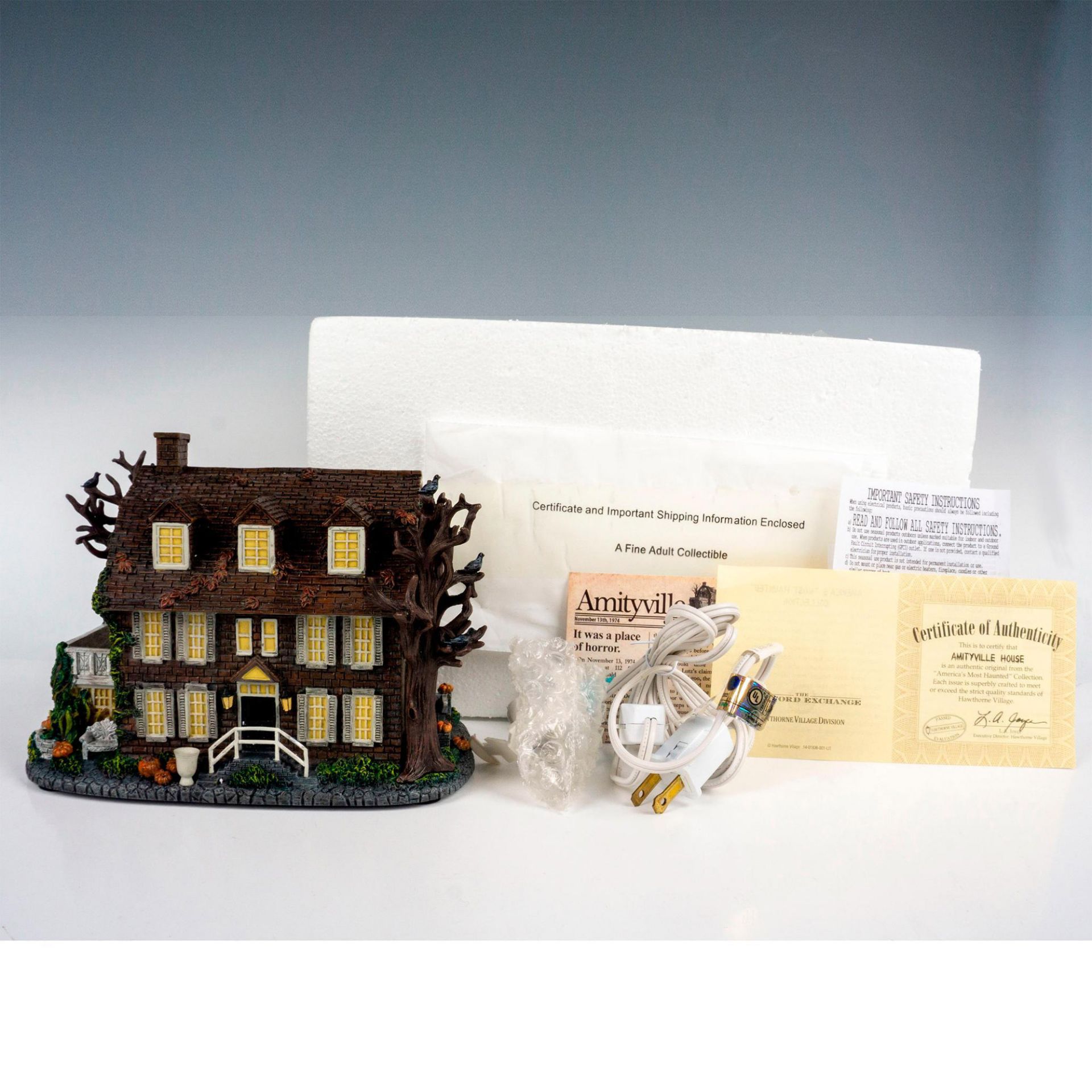 Hawthorne Village Figurine, Amityville House - Bild 5 aus 5