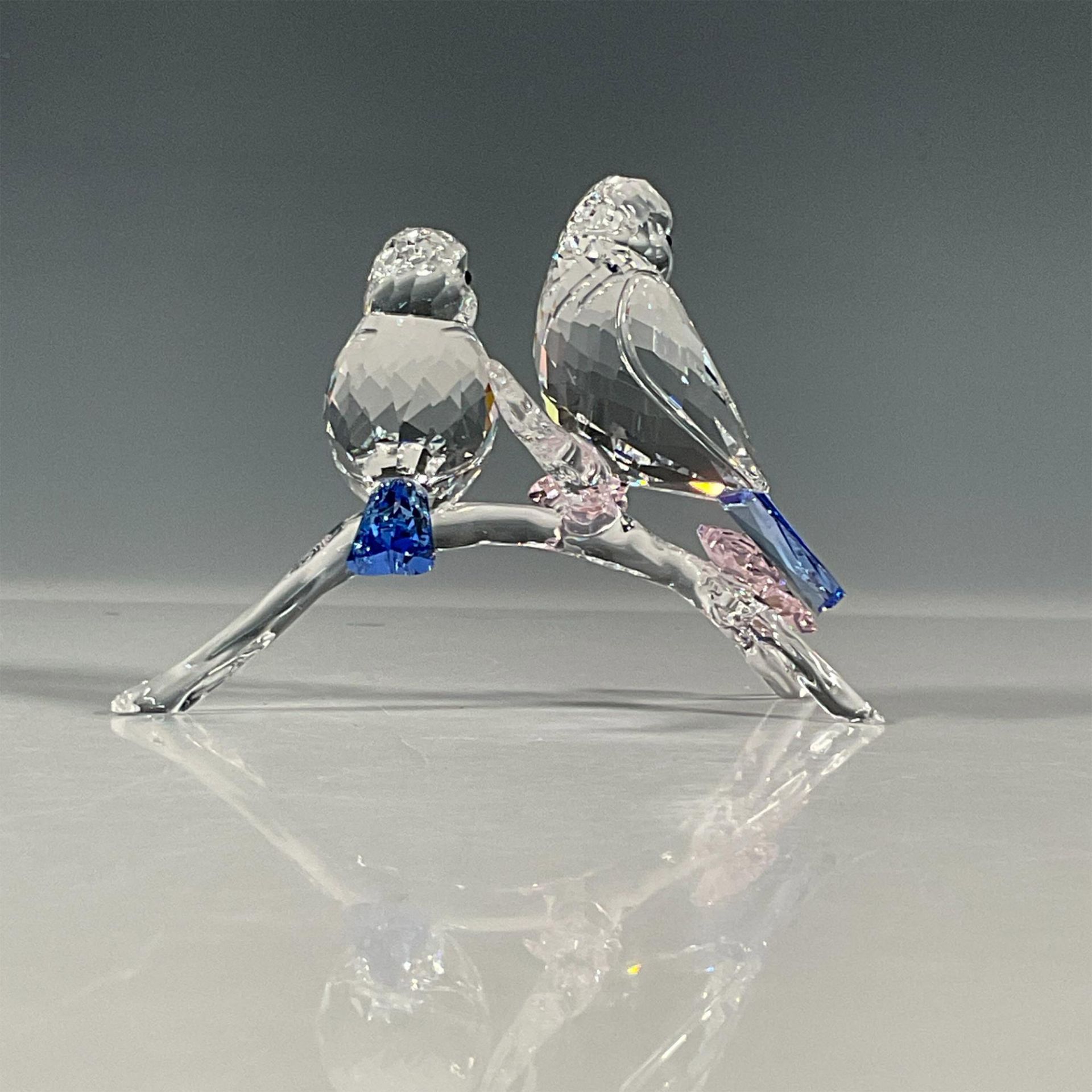 Swarovski Crystal Figurine, Blue Tits Chickadees - Bild 3 aus 4