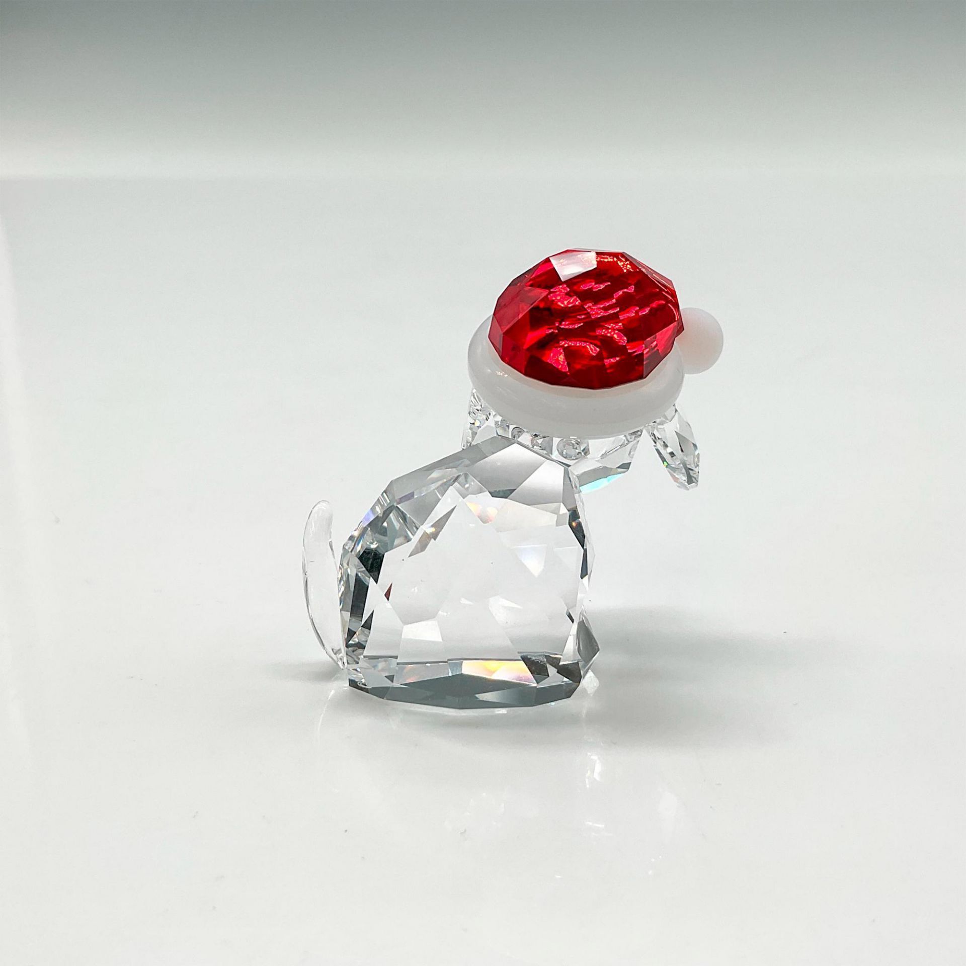 Swarovski Crystal Figurine, Dog with Santa's Hat - Bild 2 aus 4