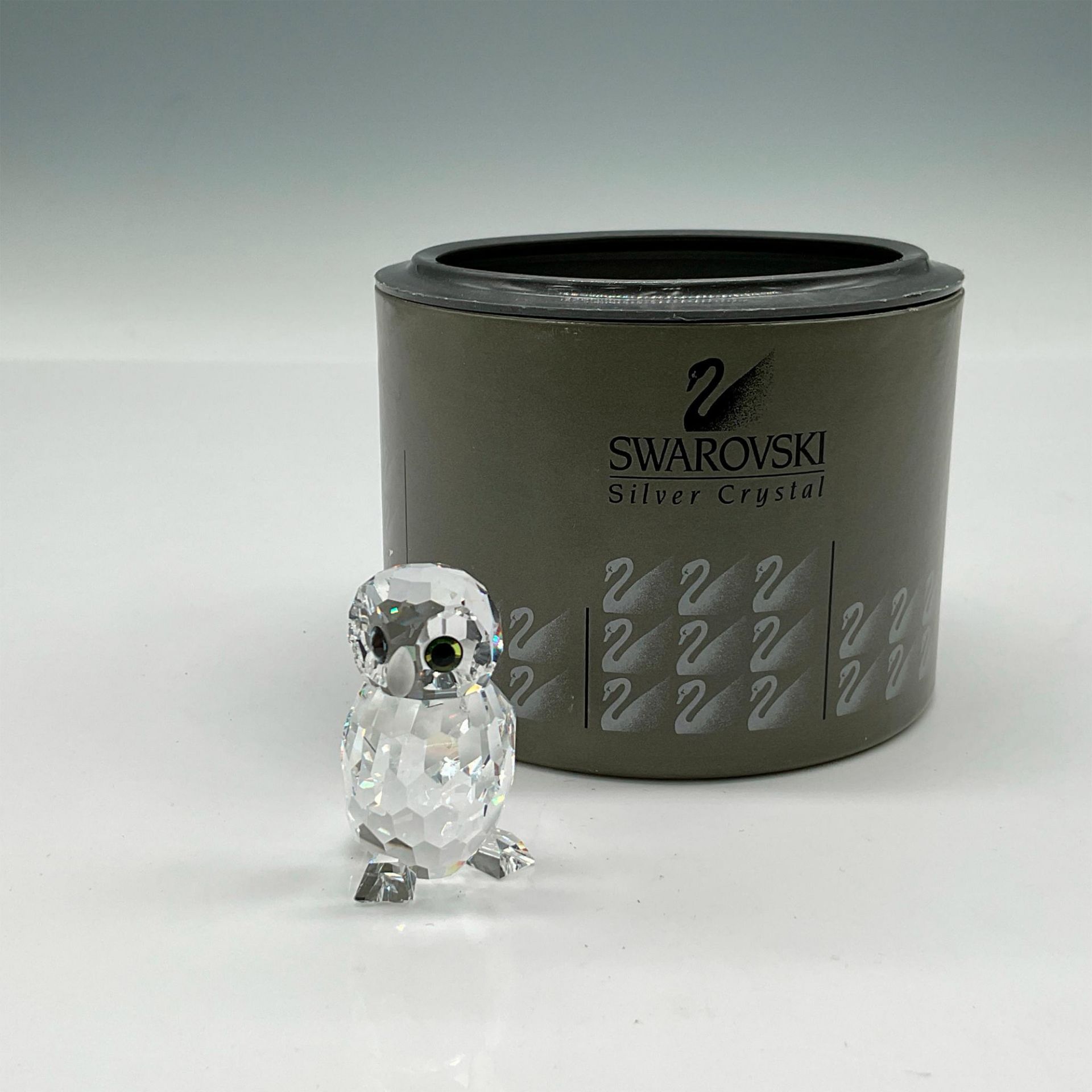 Swarovski Silver Crystal Figurine, Owlet - Image 4 of 4