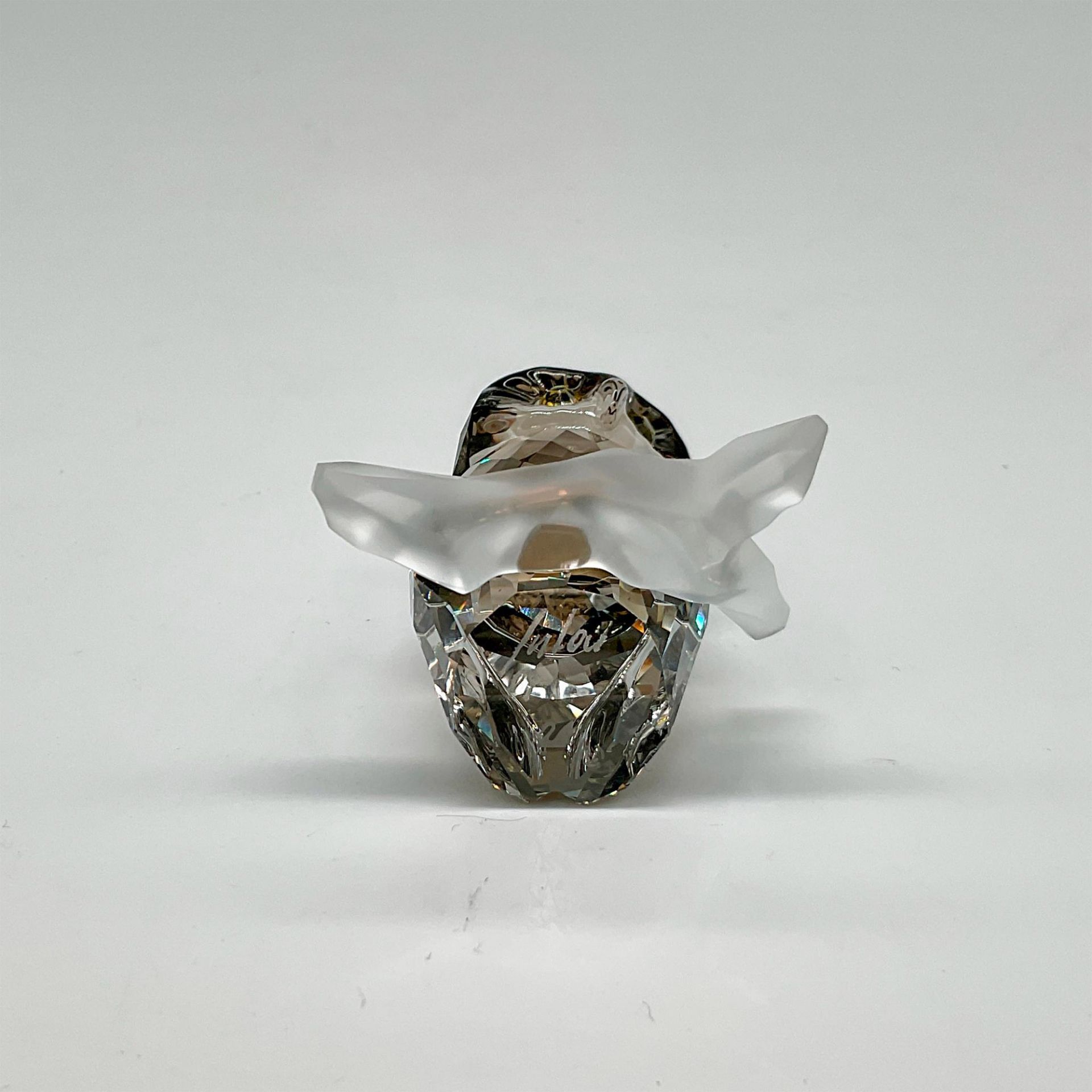 Swarovski Crystal Figurine, Signed Golden Teak Medium Owl - Bild 3 aus 4