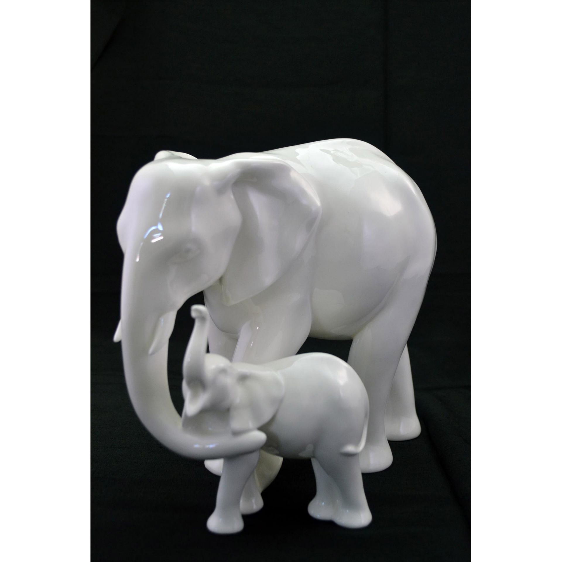 Royal Doulton Images Of Nature Motherhood Elephant And Baby, Hn3463 - Image 5 of 6