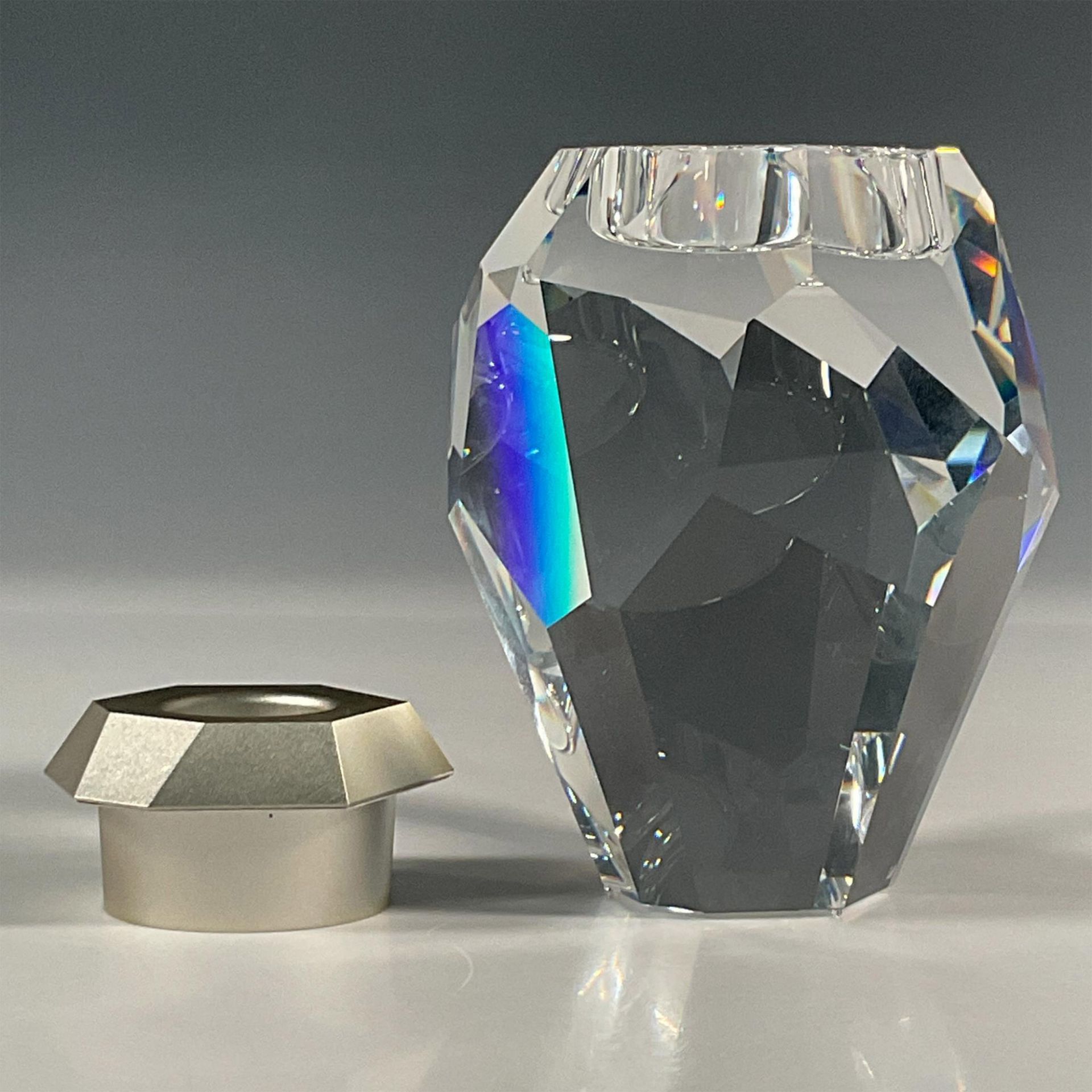 Swarovski Crystal Candleholder, Silex - Image 4 of 4