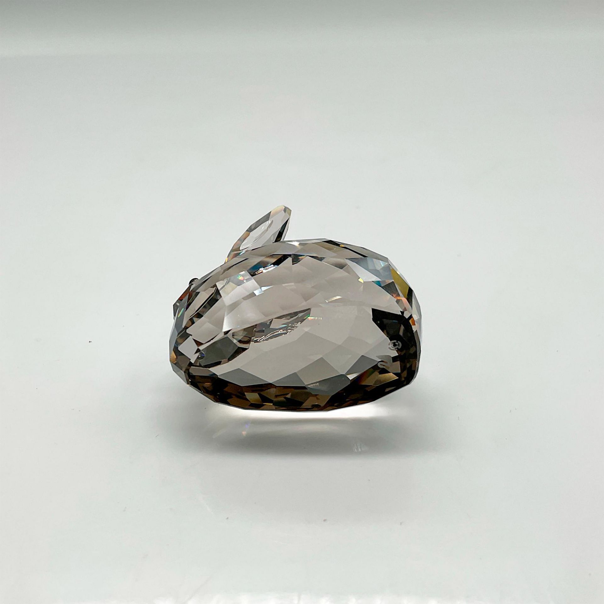 Swarovski Crystal Figurine, Seated Hare Satin Silver - Image 3 of 4