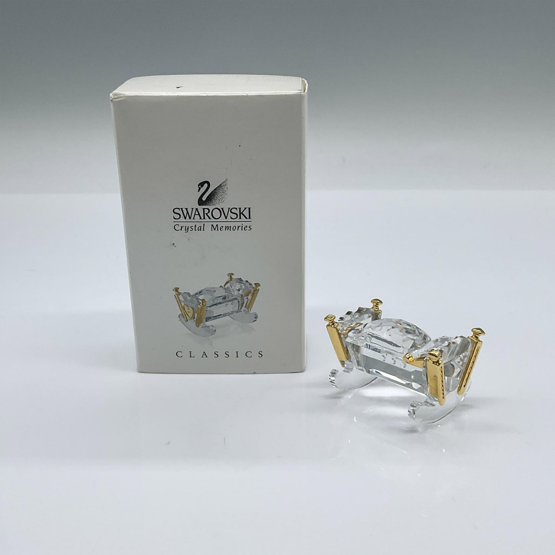 Swarovski Crystal Memories Figurine, Cradle - Image 2 of 3