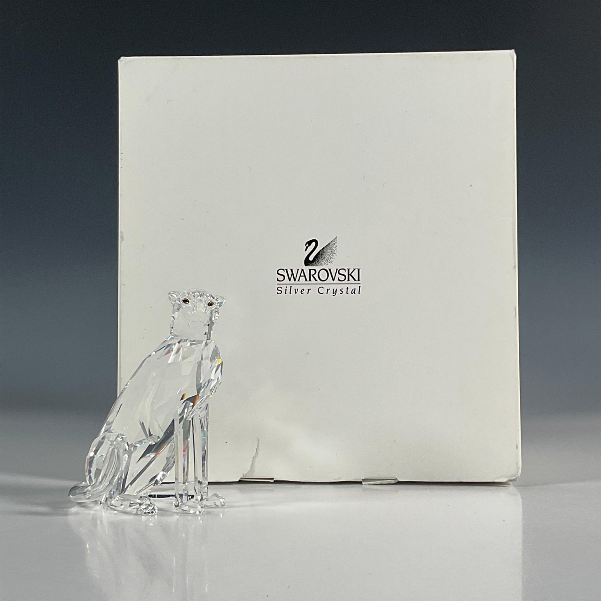 Swarovski Silver Crystal Figurine, Cheetah - Bild 3 aus 5