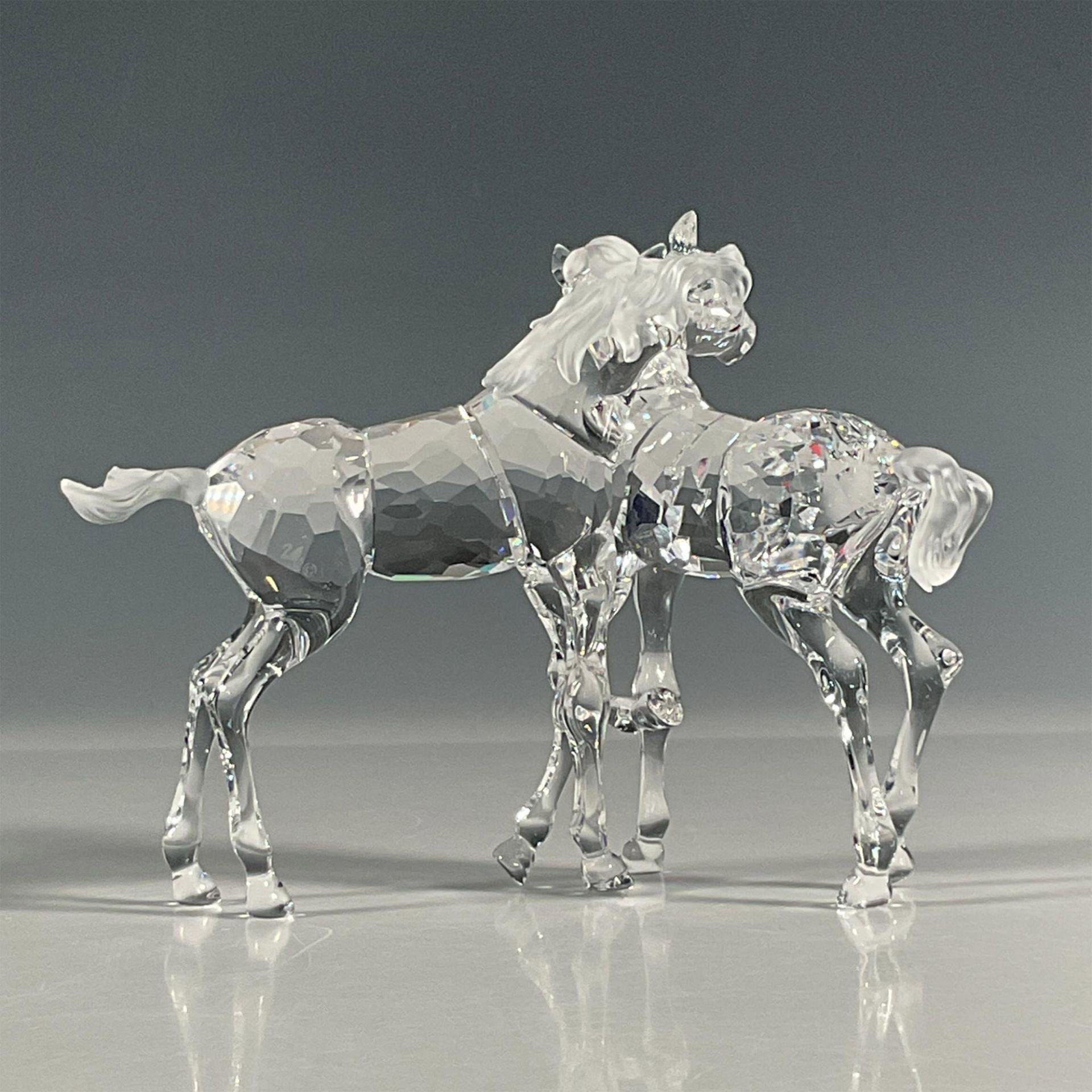 Swarovski Crystal Figurine, Foals - Image 2 of 4