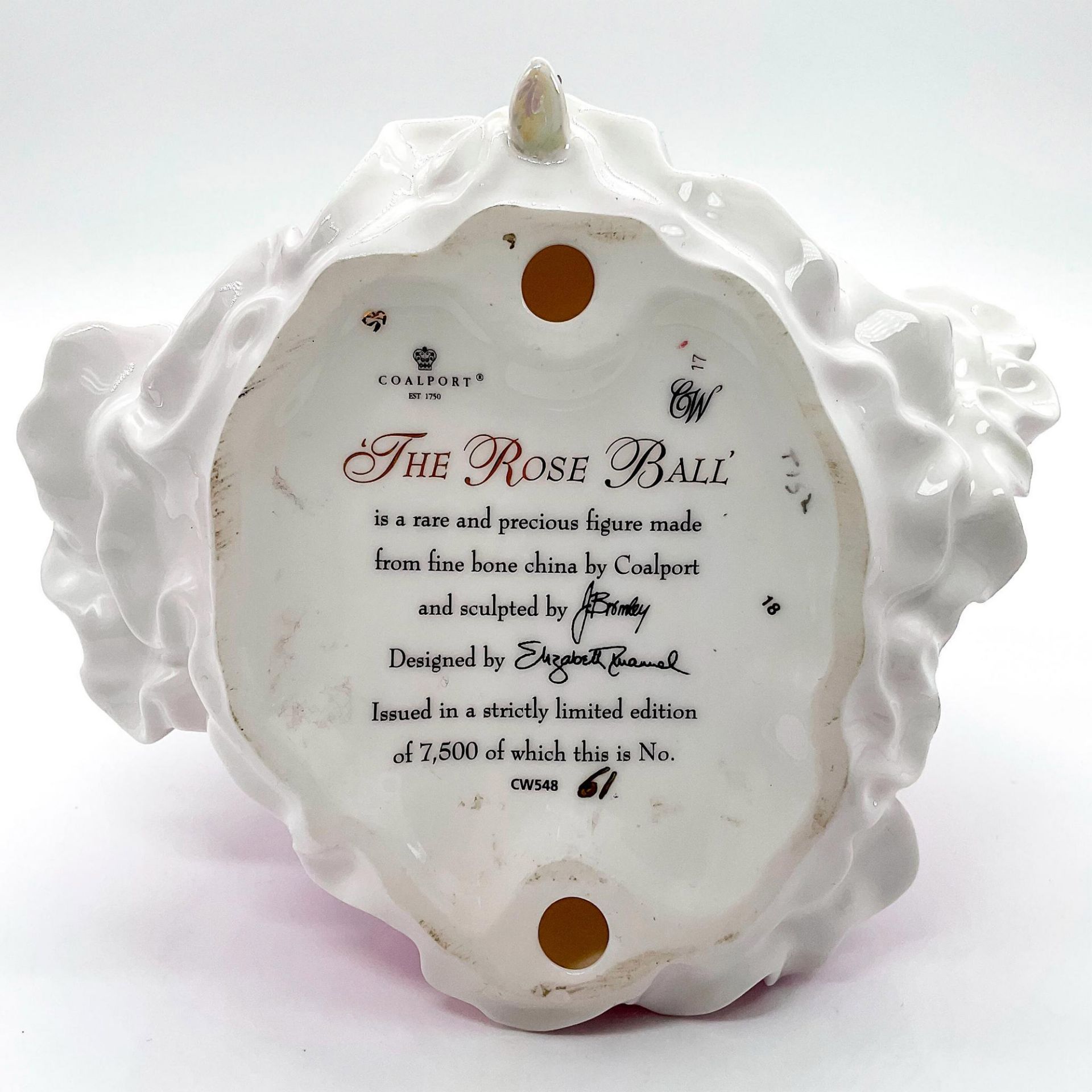 Coalport Figurine, The Rose Ball - Image 4 of 4