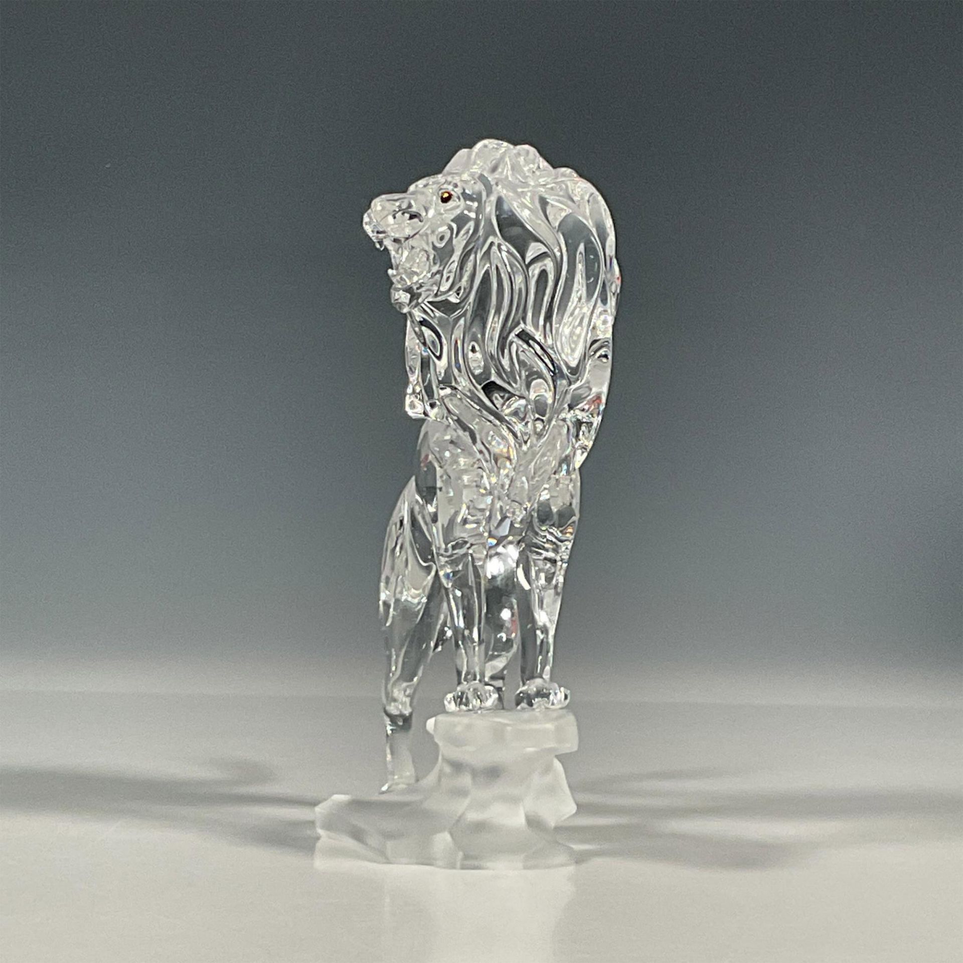 Swarovski Crystal Figurine, Lion Standing on Rock - Bild 3 aus 5