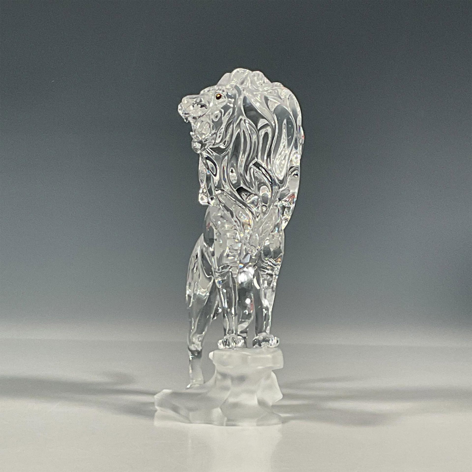 Swarovski Crystal Figurine, Lion Standing on Rock - Image 3 of 5