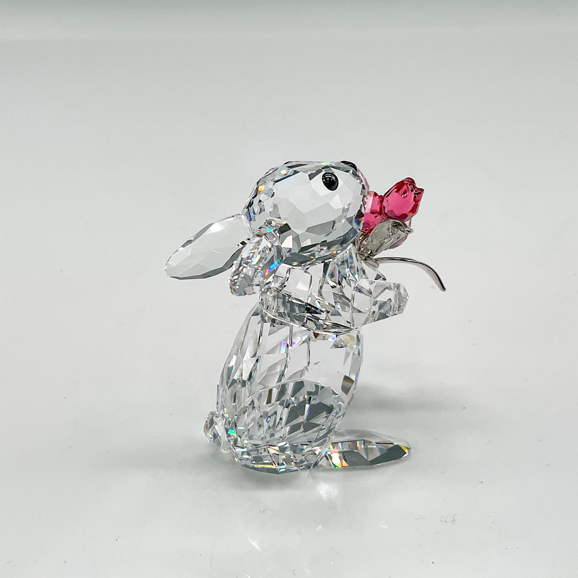 Swarovski Crystal Figurine, Rabbit with Tulips - Image 2 of 4