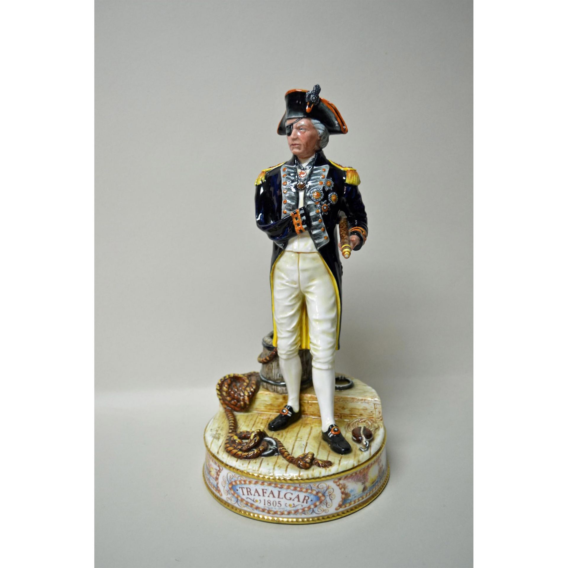 Royal Doulton Porcelain Vice Admiral Lord Nelson Figurine, Hn 3489, Limited Edition, Signed By Sir M