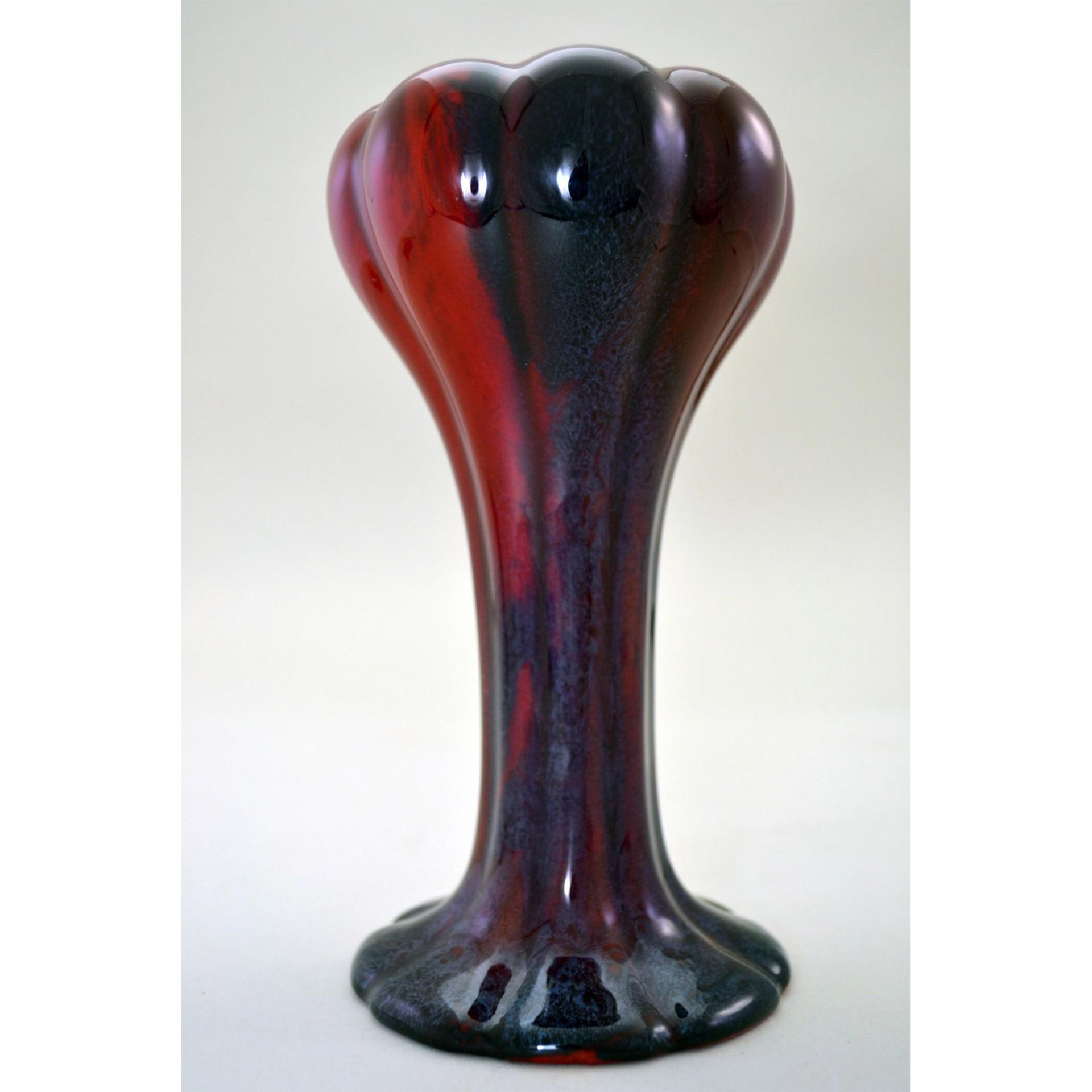 Royal Doulton Sung Ware Vase, Flambe', Noke - Image 2 of 5