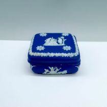 Wedgwood Blue Jasperware Jewelry Box