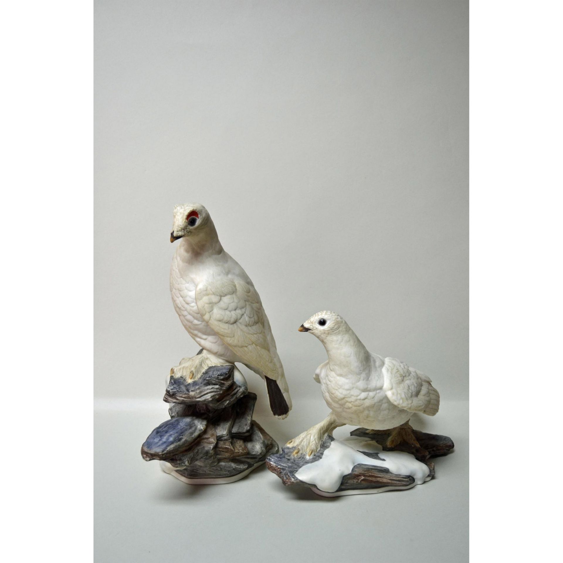 Boehm Porcelain Ptarmigans, Pair - Bild 3 aus 6