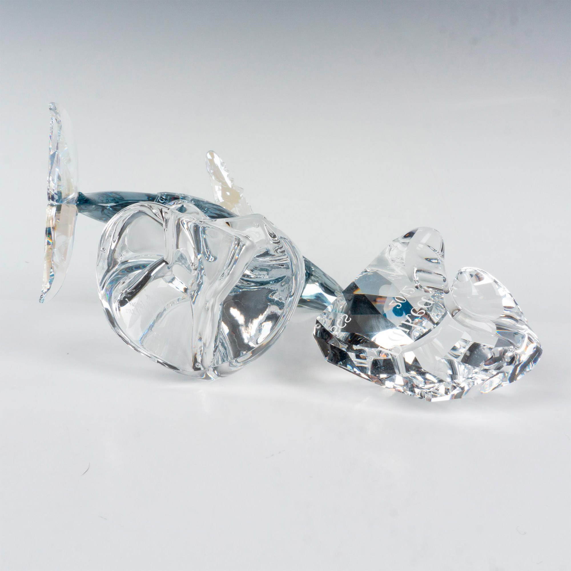 2pc Swarovski Crystal Figurine, Paikea Whale & Plaque - Image 3 of 4