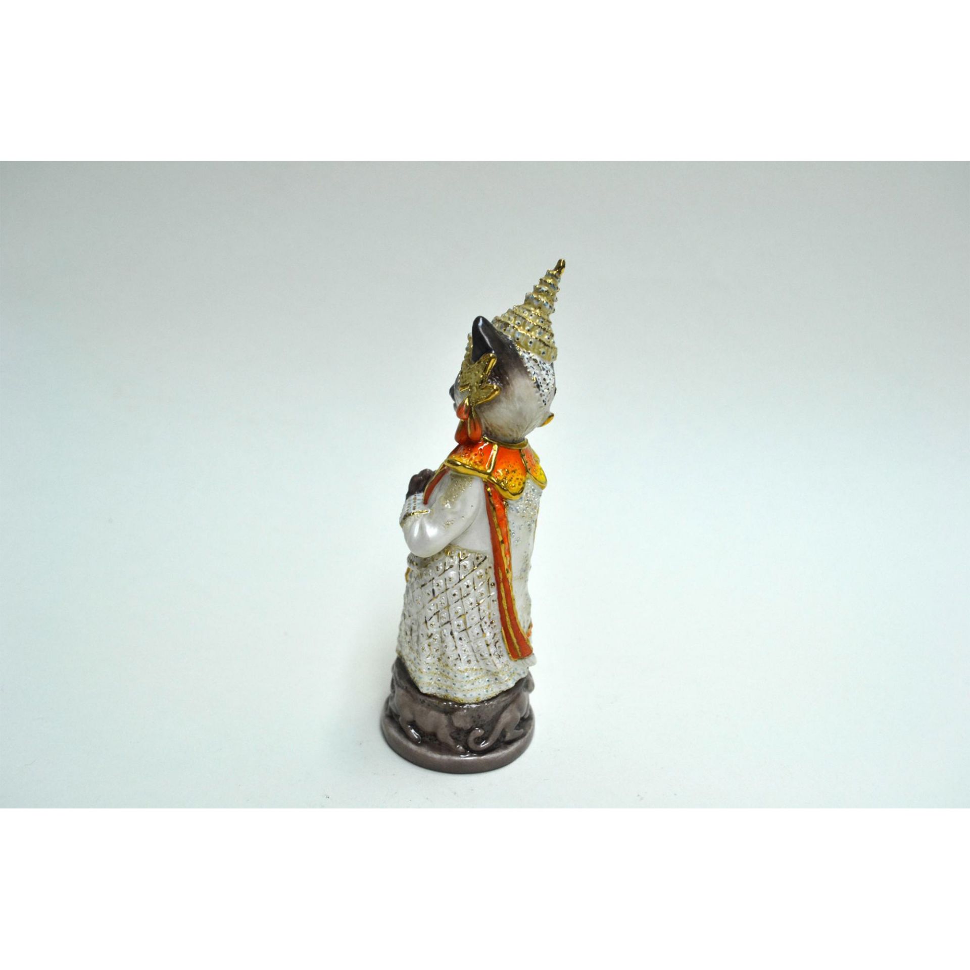 Bronte Porcelain Siamese Cat Candle Extinguisher - Image 6 of 6