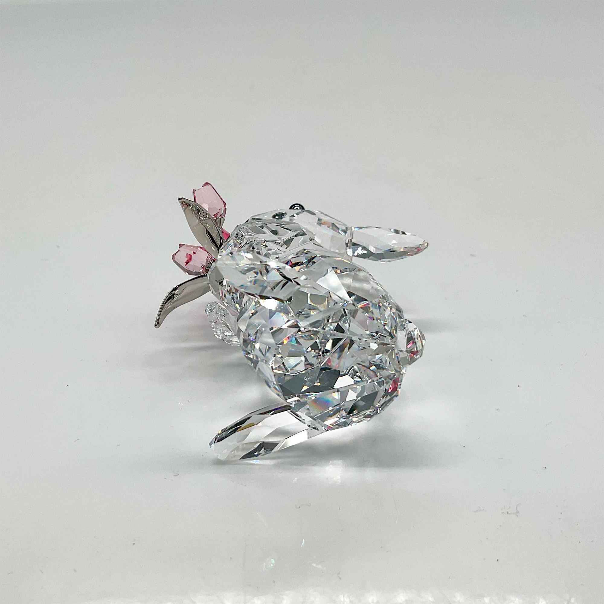 Swarovski Crystal Figurine, Rabbit with Tulips - Image 3 of 4