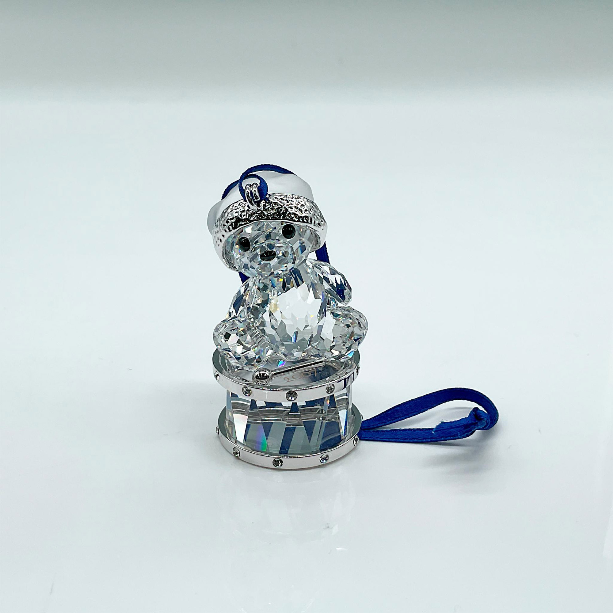 Swarovski Crystal Figurine, Kris Bear on Drum