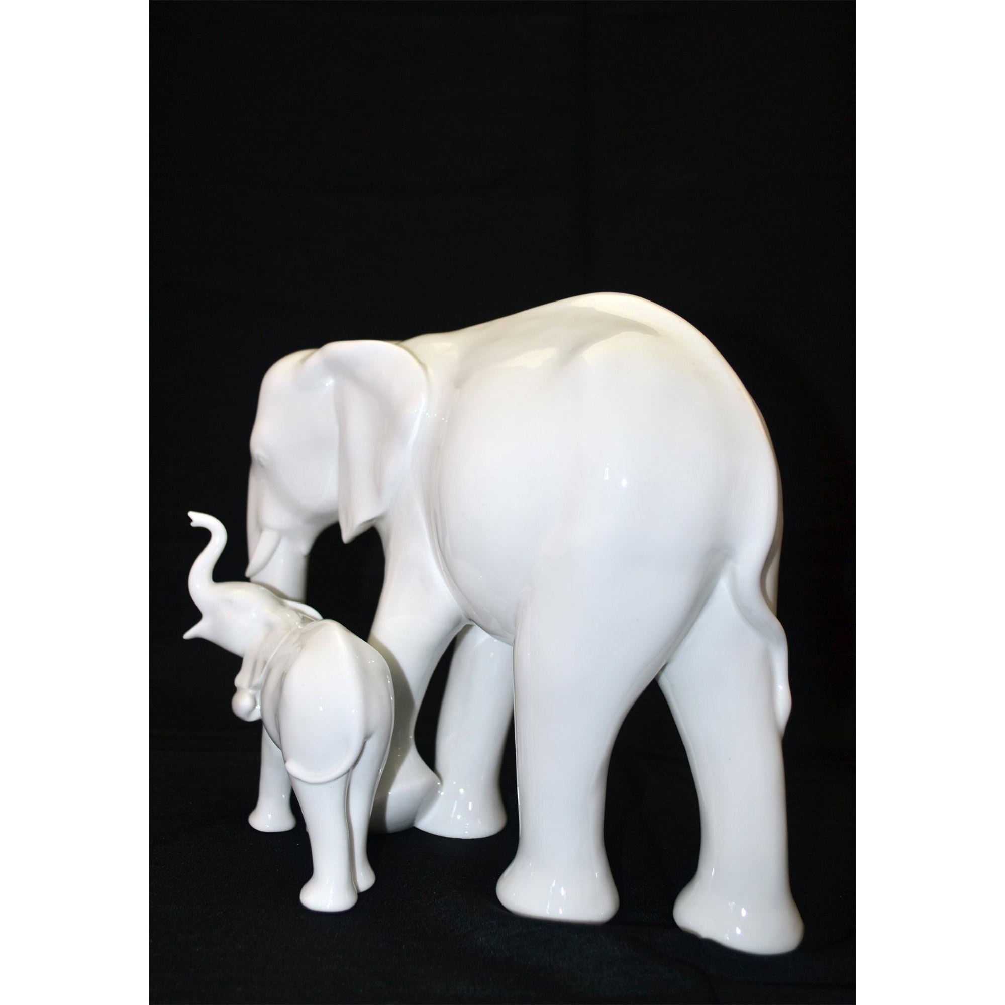 Royal Doulton Images Of Nature Motherhood Elephant And Baby, Hn3463 - Image 4 of 6